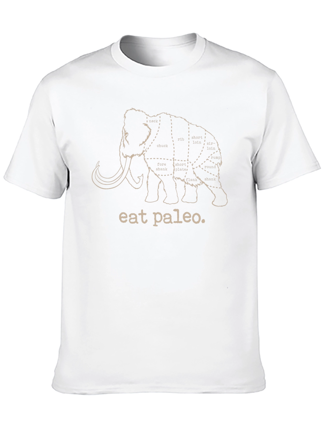 Eat Paleo T-Shirt - Mammoth Graphic Tee