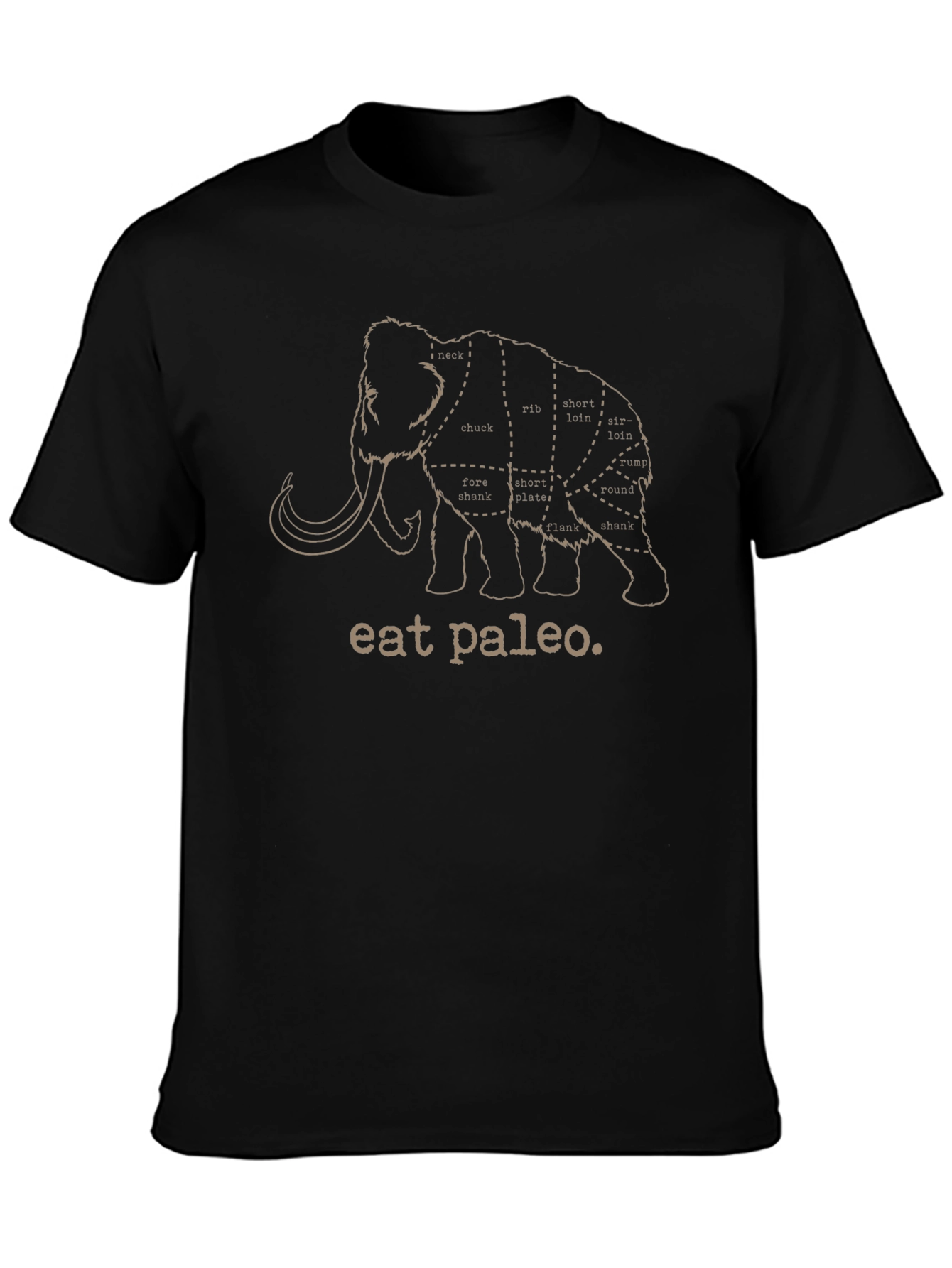 Eat Paleo T-Shirt - Mammoth Graphic Tee