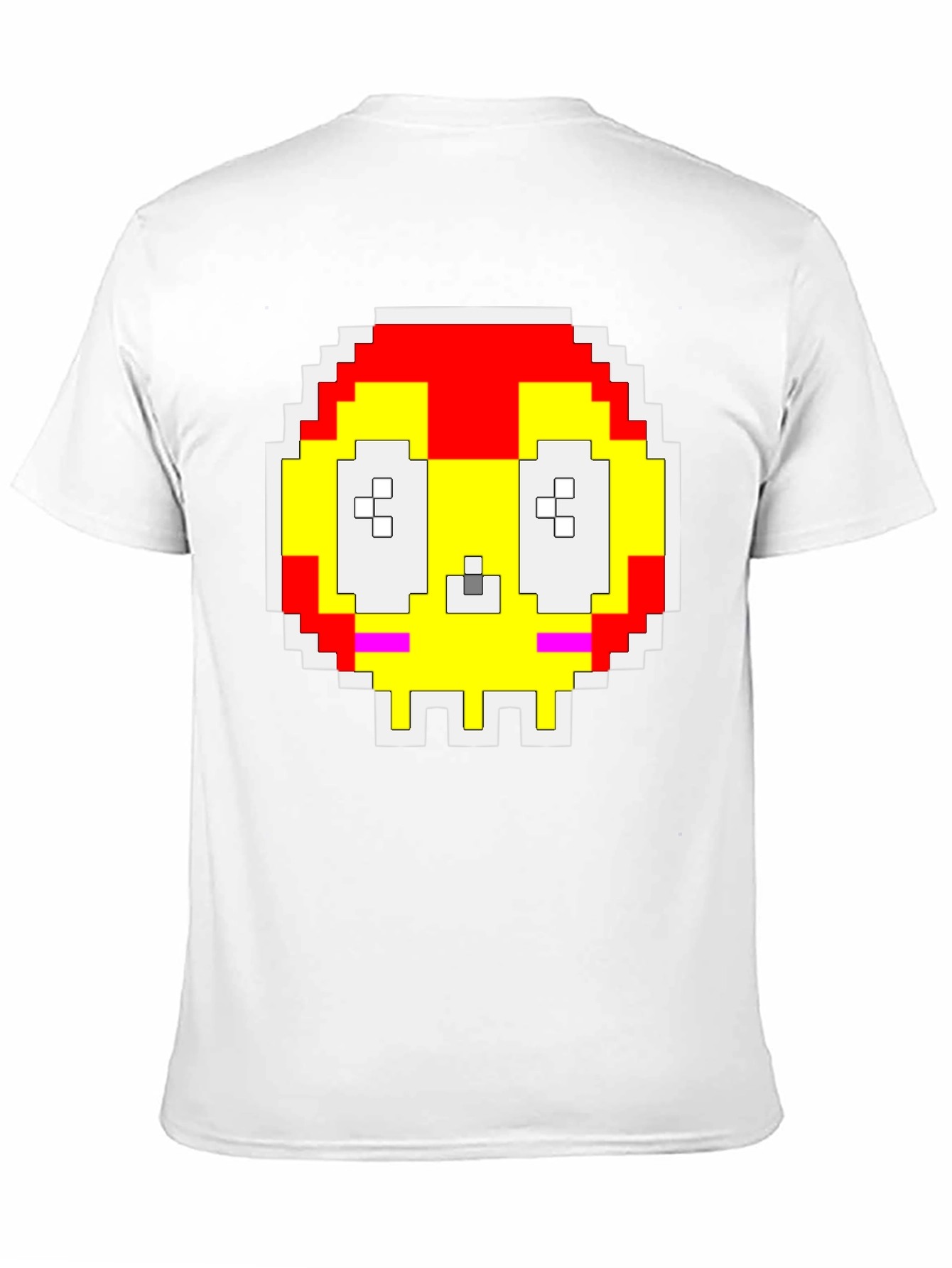 Pixelated Skull T-Shirt - Retro Gaming Style
