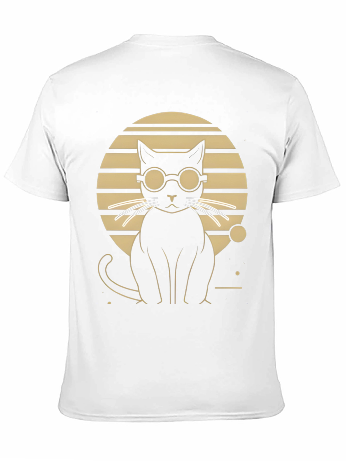 Cool Cat Graphic Tee - Stylish Black T-Shirt