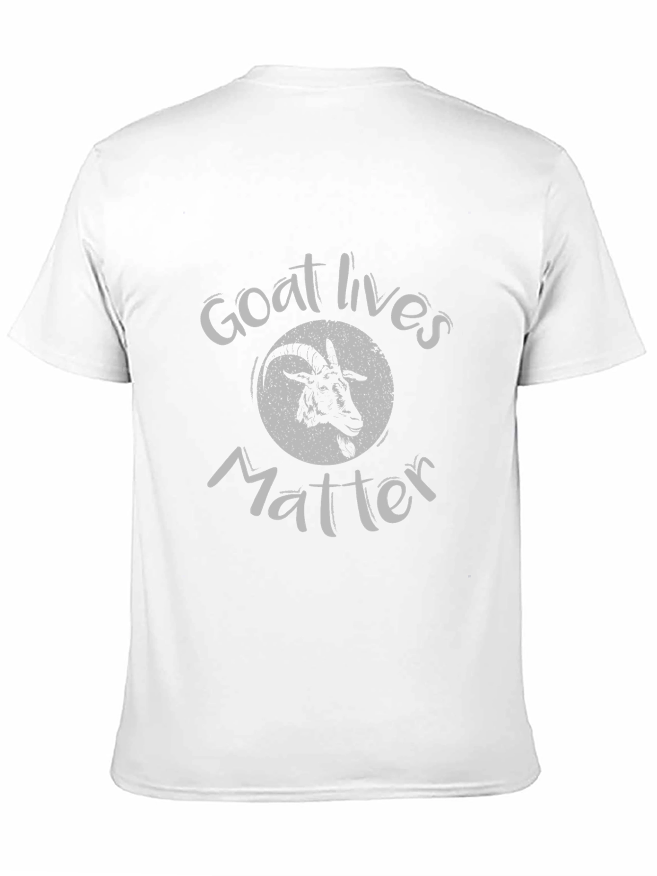 Goat Lives Matter Graphic T-Shirt - Black