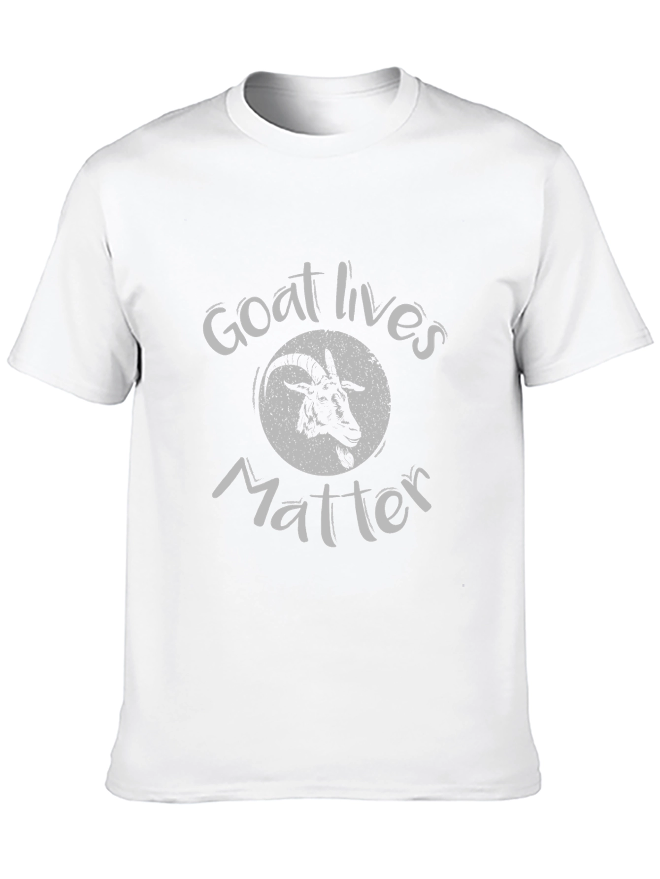 Goat Lives Matter Graphic T-Shirt - Black