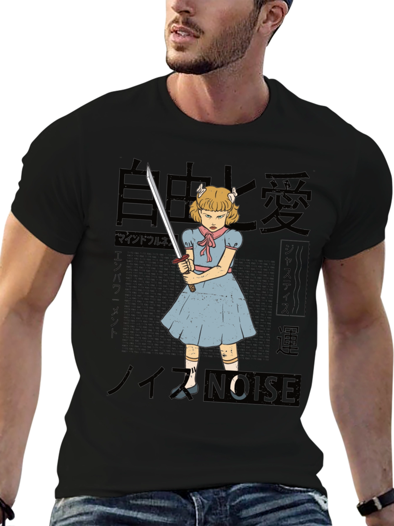 Japanese Anime Girl Graphic Tee