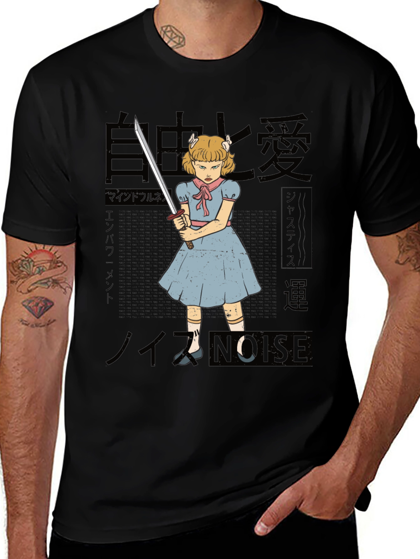 Japanese Anime Girl Graphic Tee