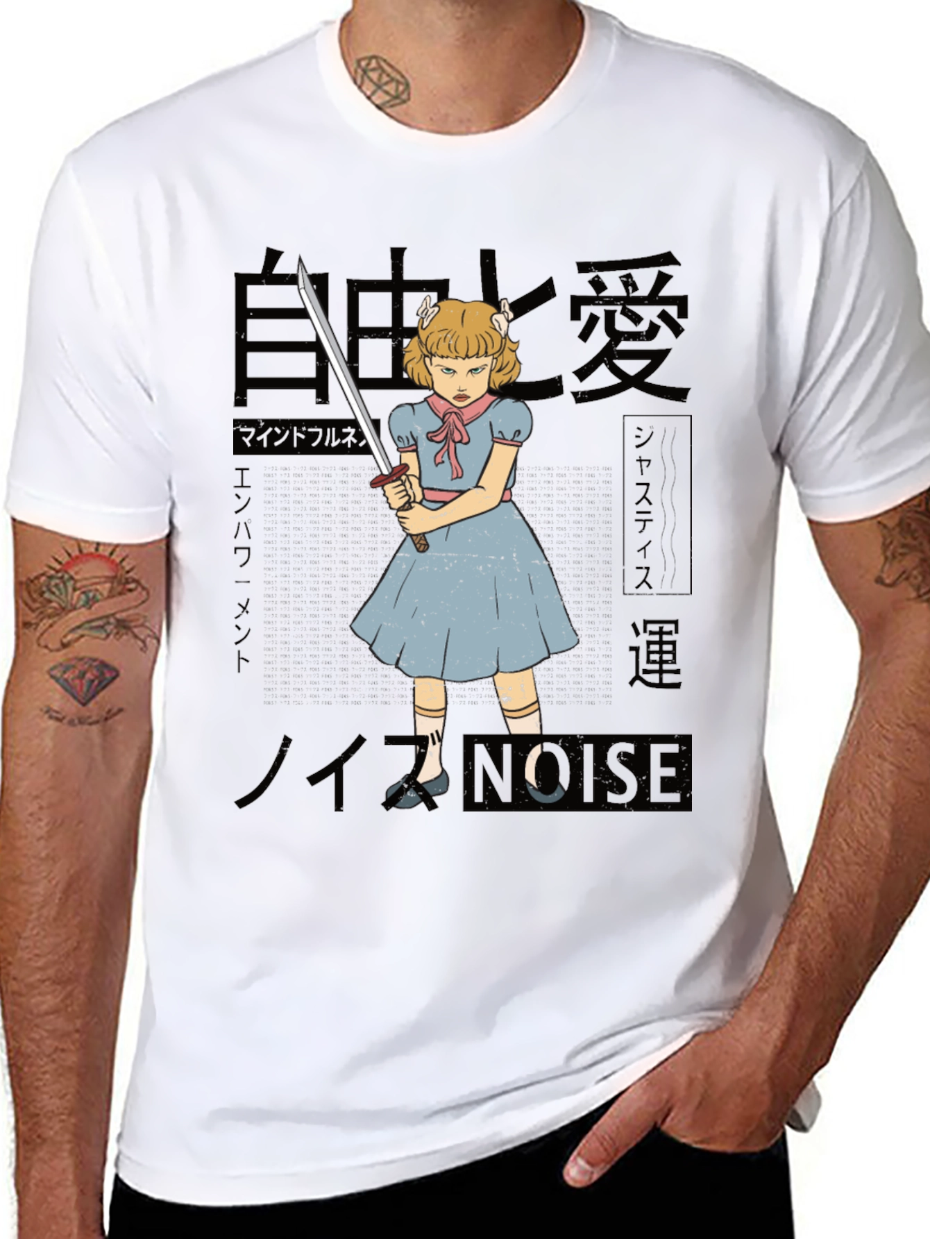 Japanese Anime Girl Graphic Tee