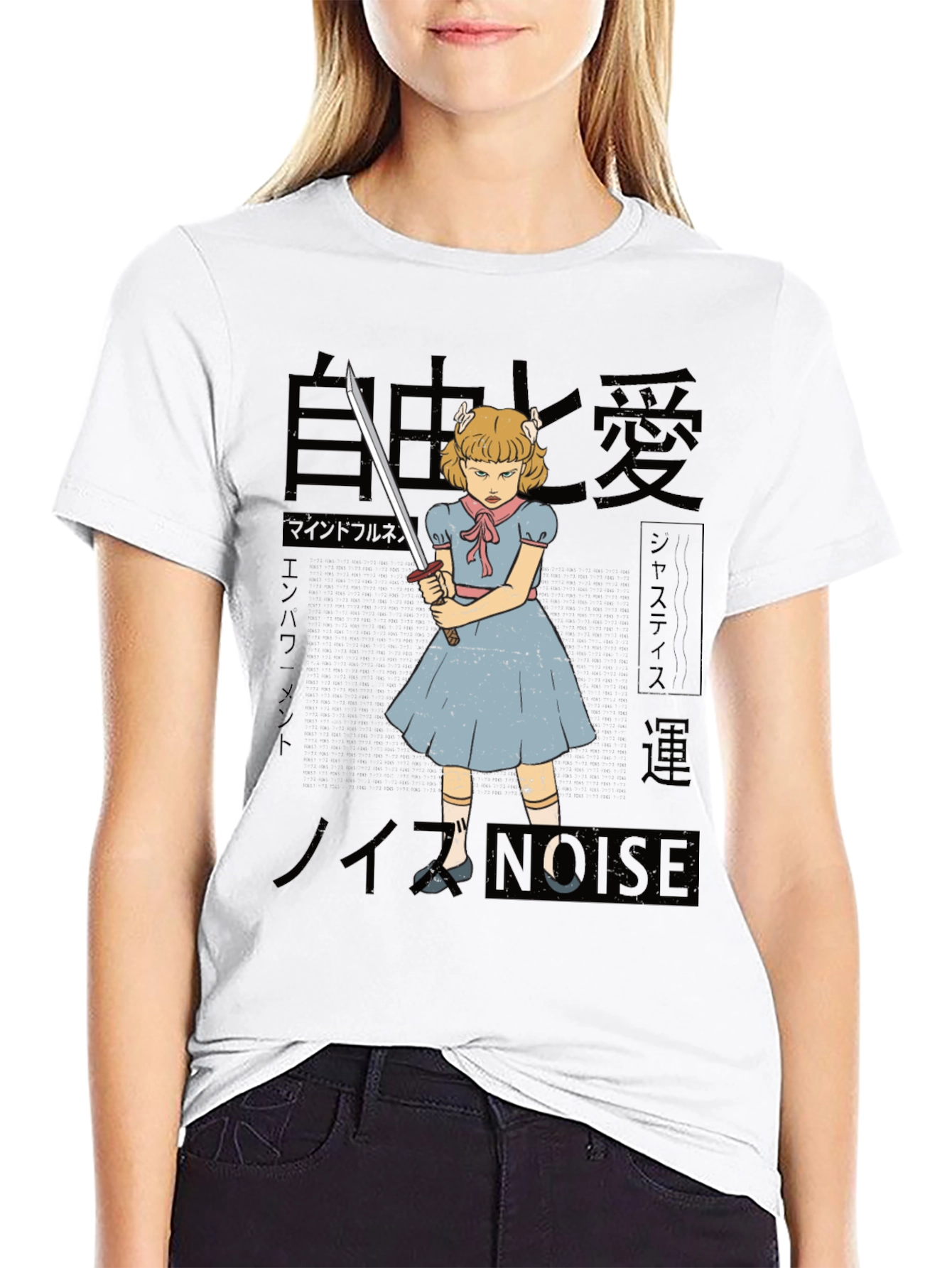 Japanese Anime Girl Graphic Tee