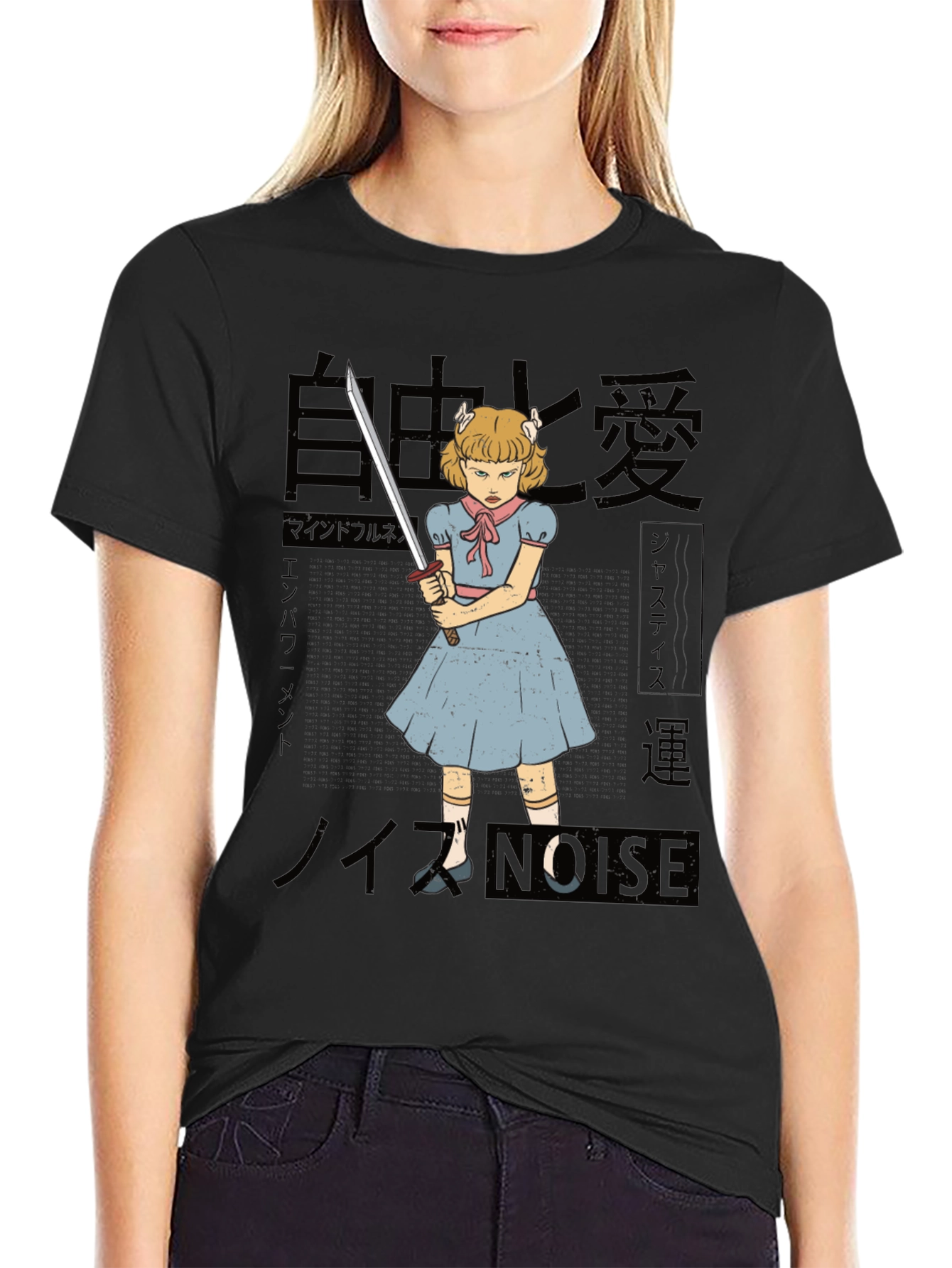 Japanese Anime Girl Graphic Tee