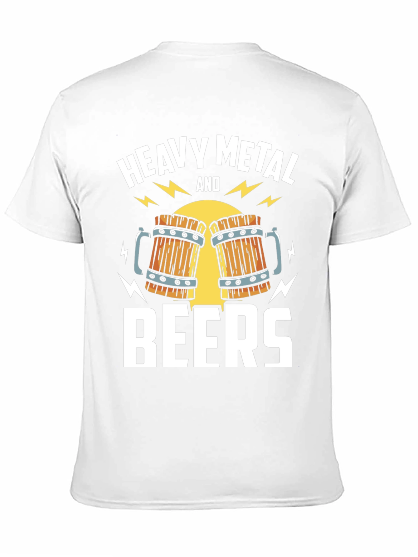 Heavy Metal and Beers Graphic T-Shirt