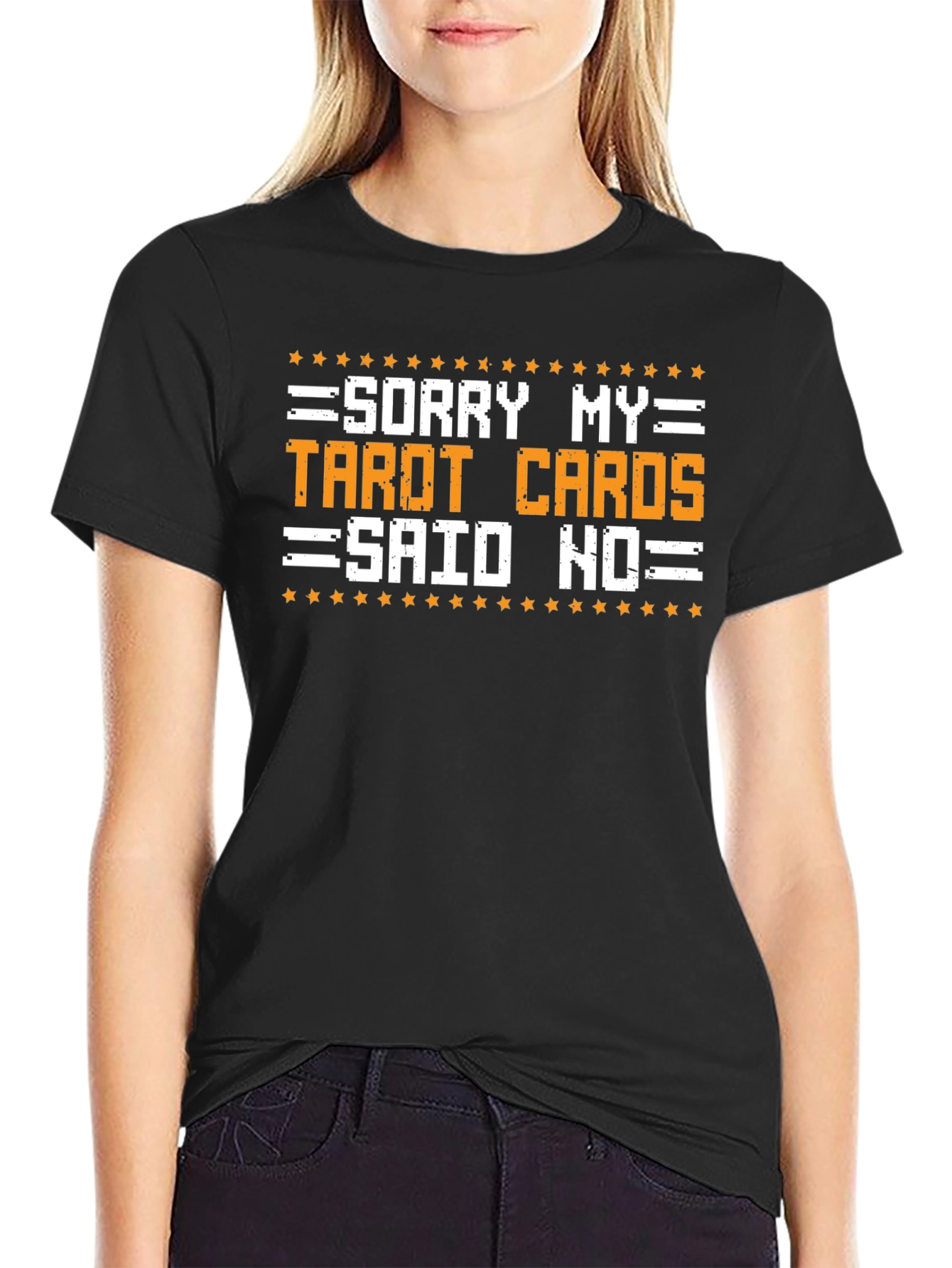 Funny Tarot Cards Said No Graphic T-Shirt