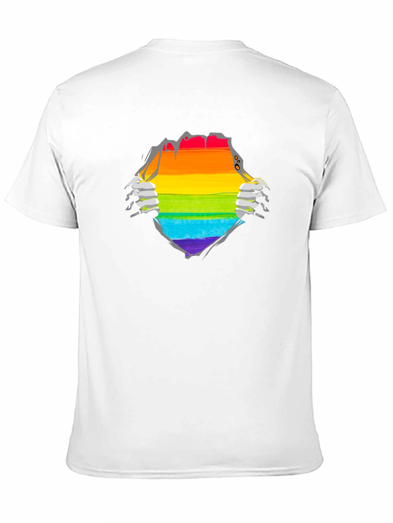 Pride Rainbow Ripped T-Shirt