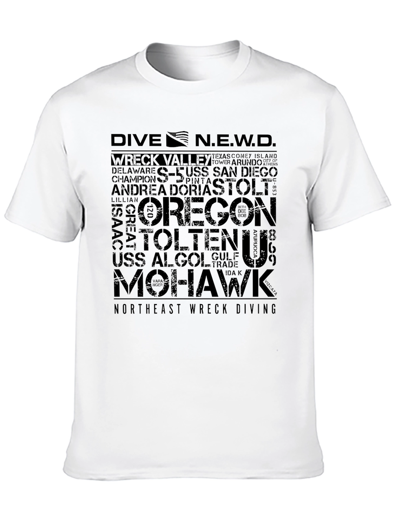 Dive N.E.W.D. Wreck Diving T-Shirt