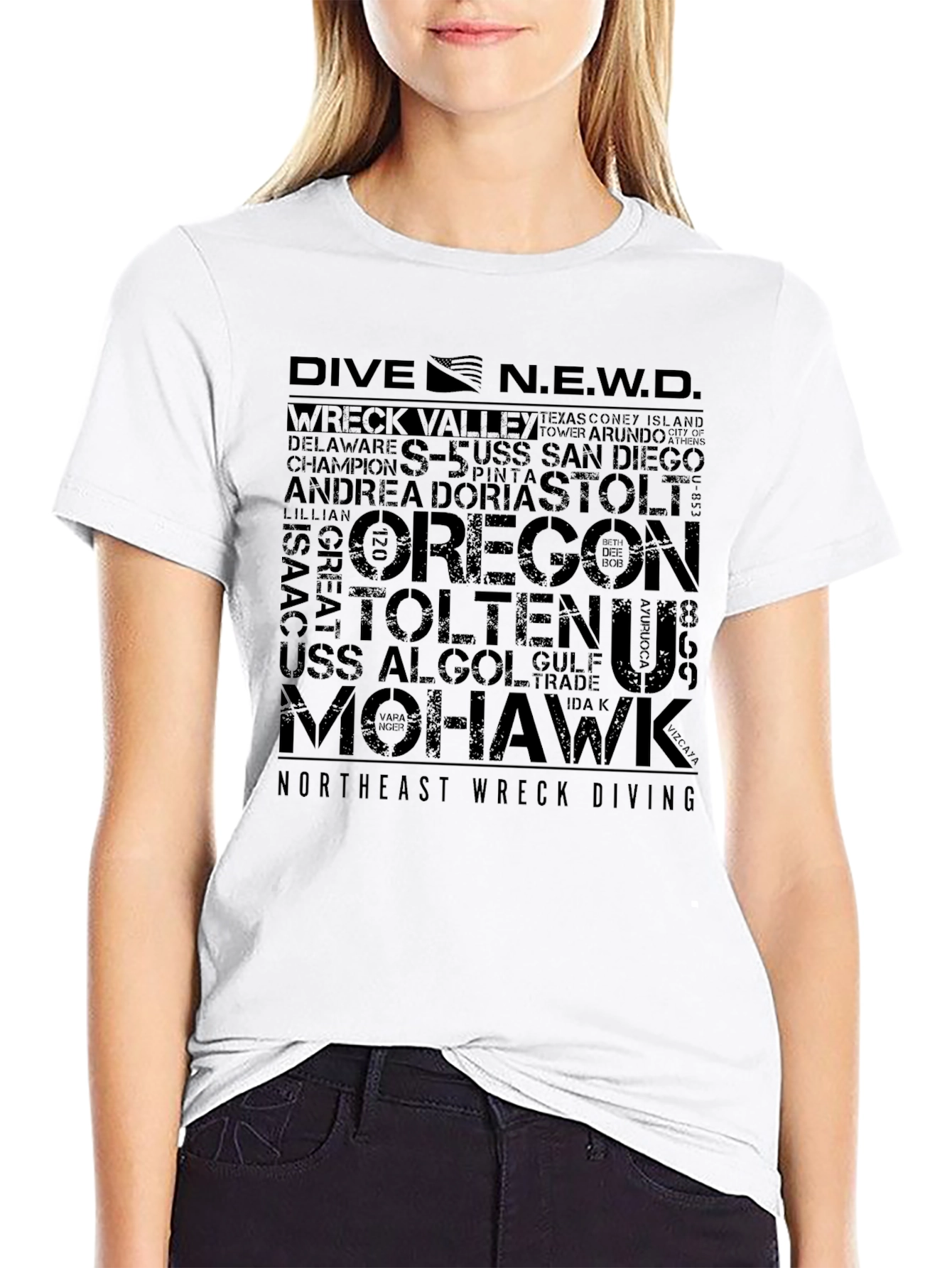 Dive N.E.W.D. Wreck Diving T-Shirt