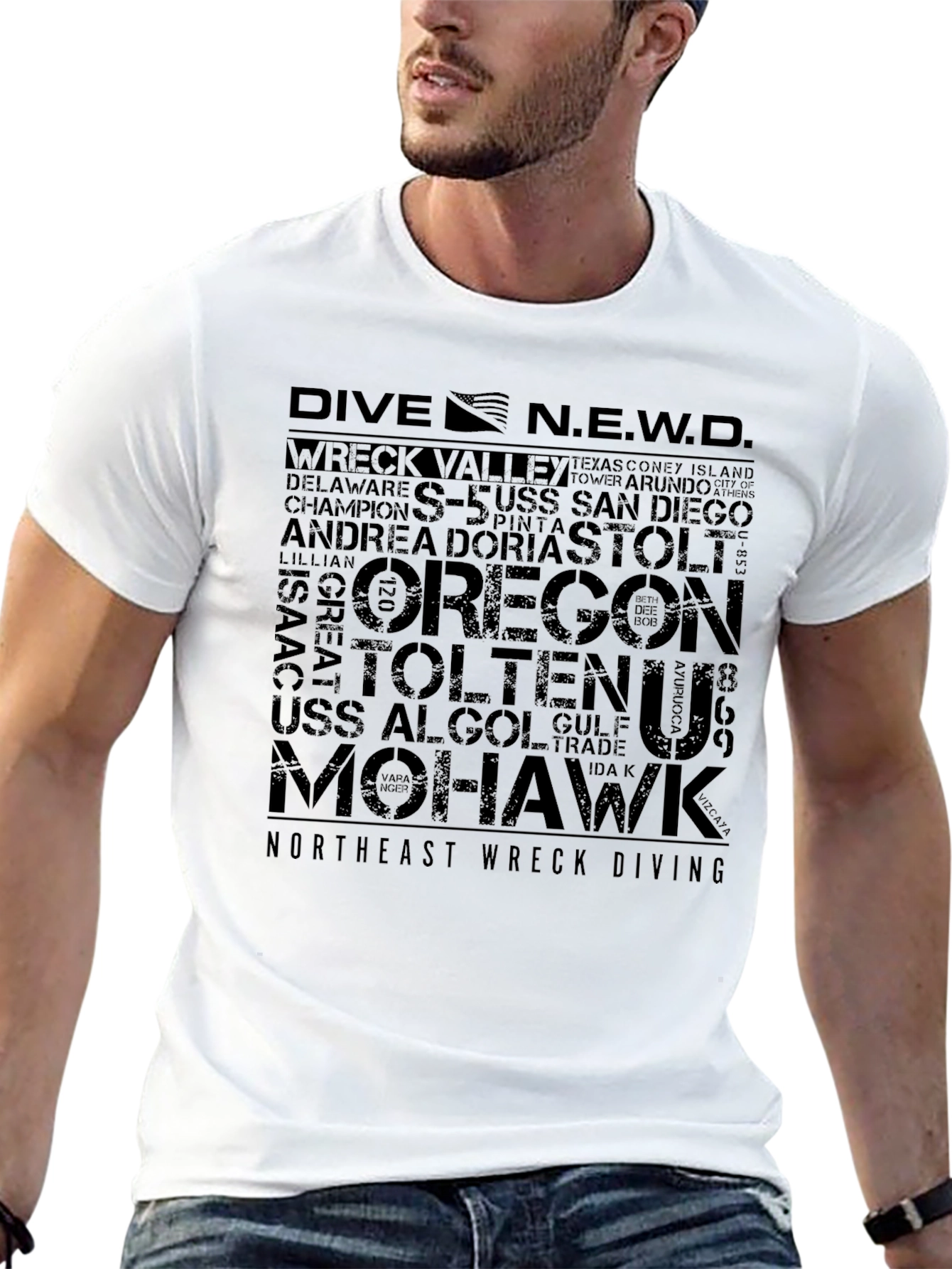Dive N.E.W.D. Wreck Diving T-Shirt