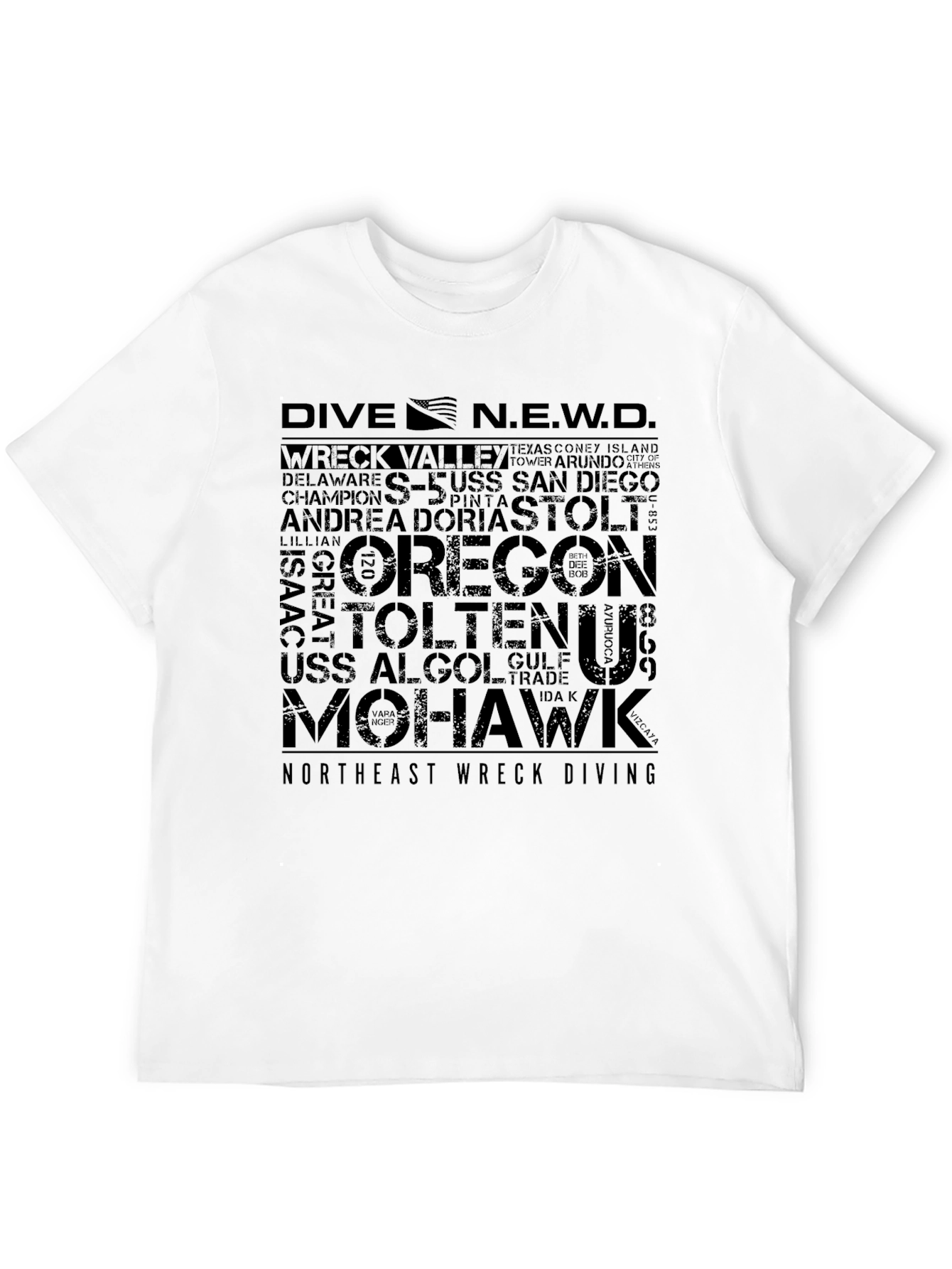 Dive N.E.W.D. Wreck Diving T-Shirt