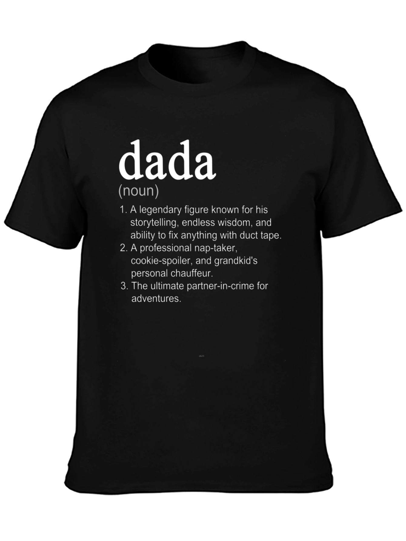 Dada Definition Black T-Shirt