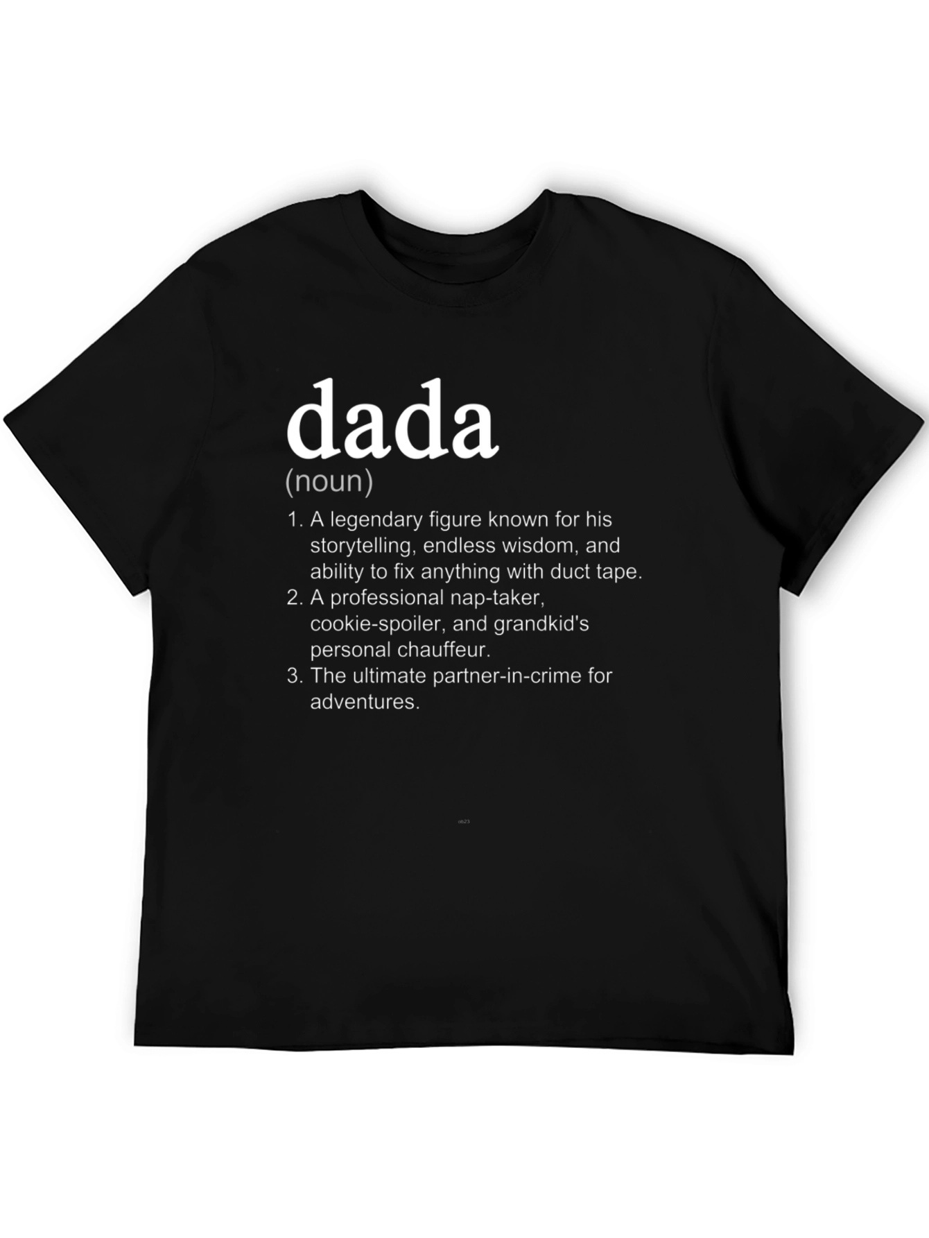 Dada Definition Black T-Shirt