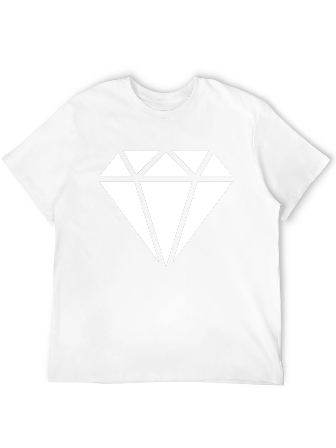 Diamond Graphic Black T-Shirt - Stylish Casual Wear