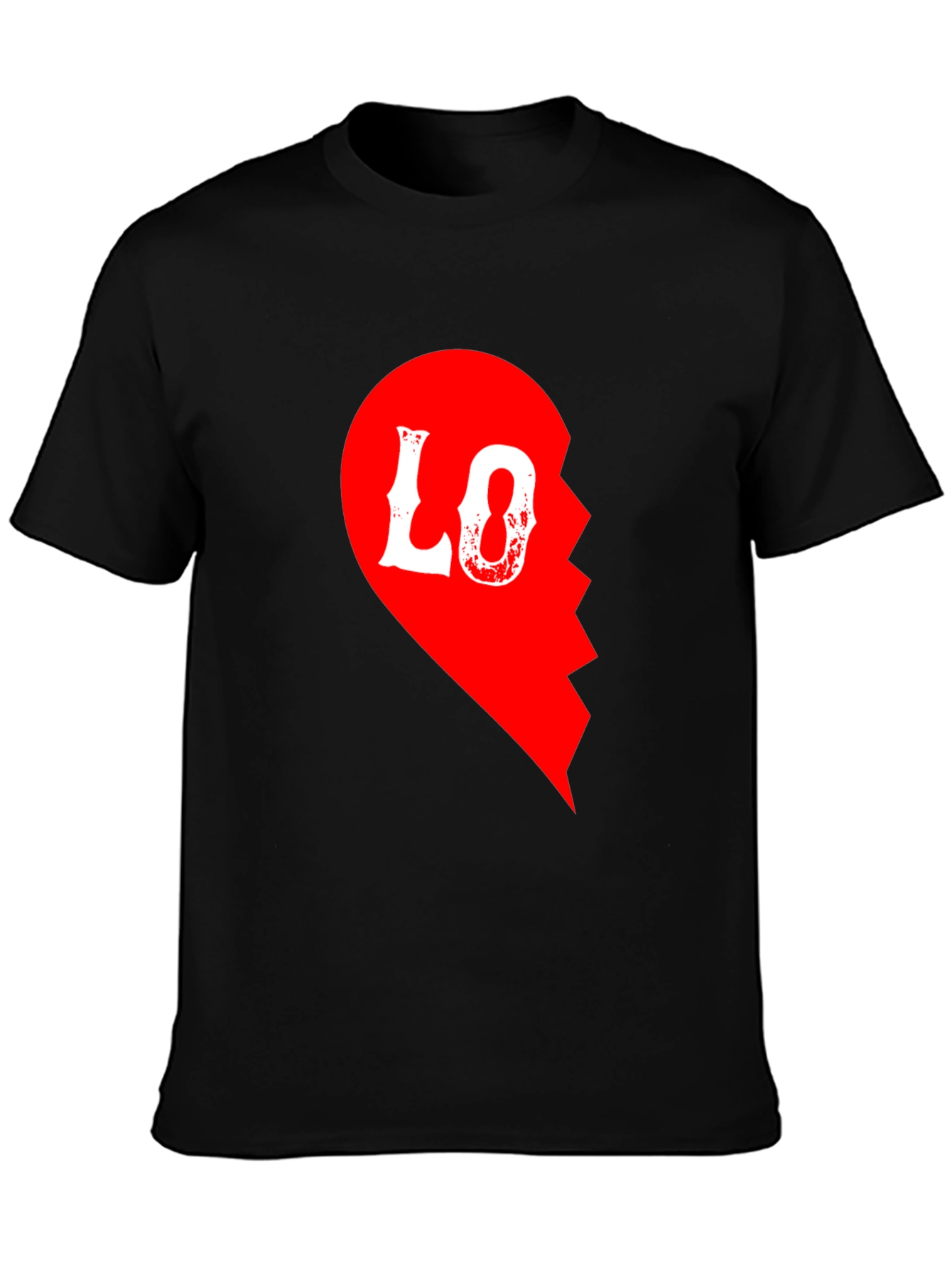 Love Broken Heart Matching Couple T-Shirt
