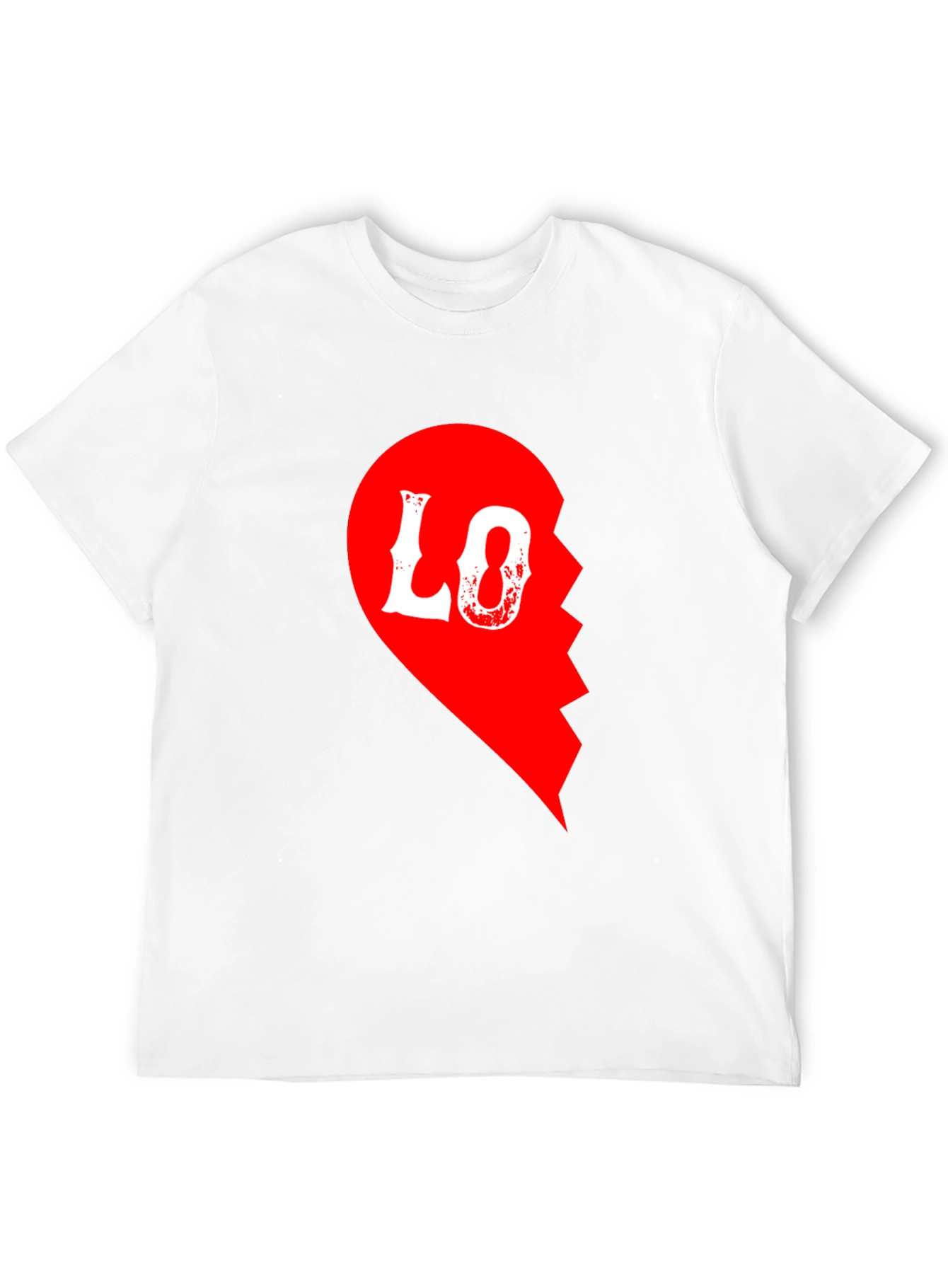 Love Broken Heart Matching Couple T-Shirt