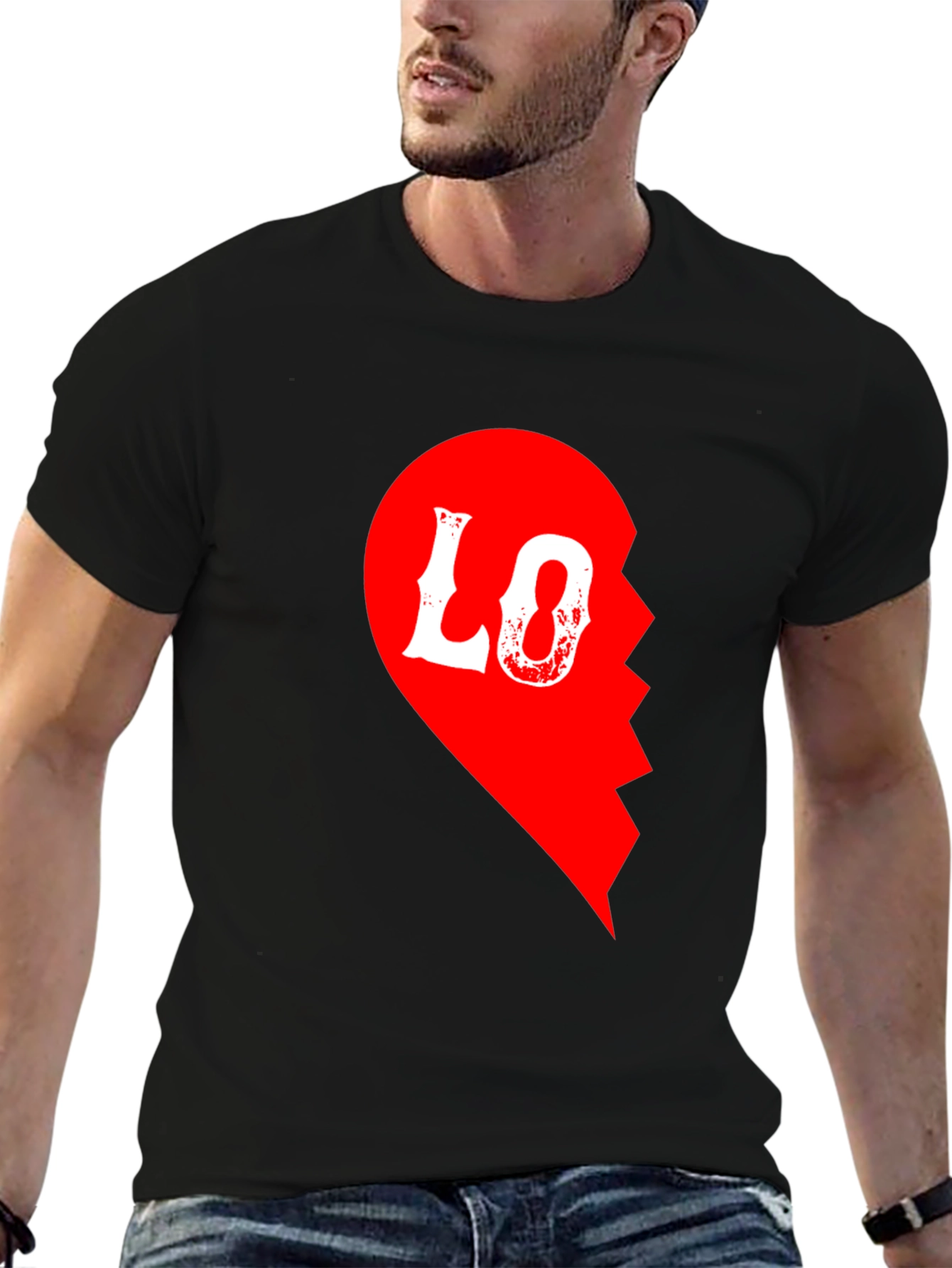 Love Broken Heart Matching Couple T-Shirt