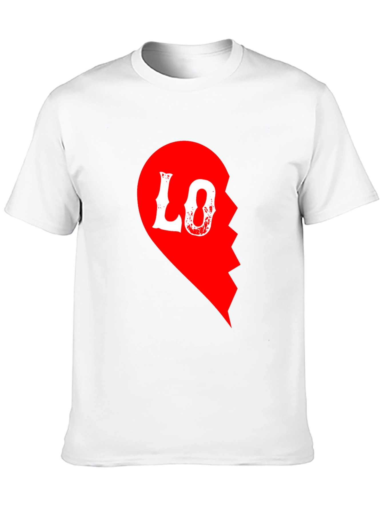 Love Broken Heart Matching Couple T-Shirt
