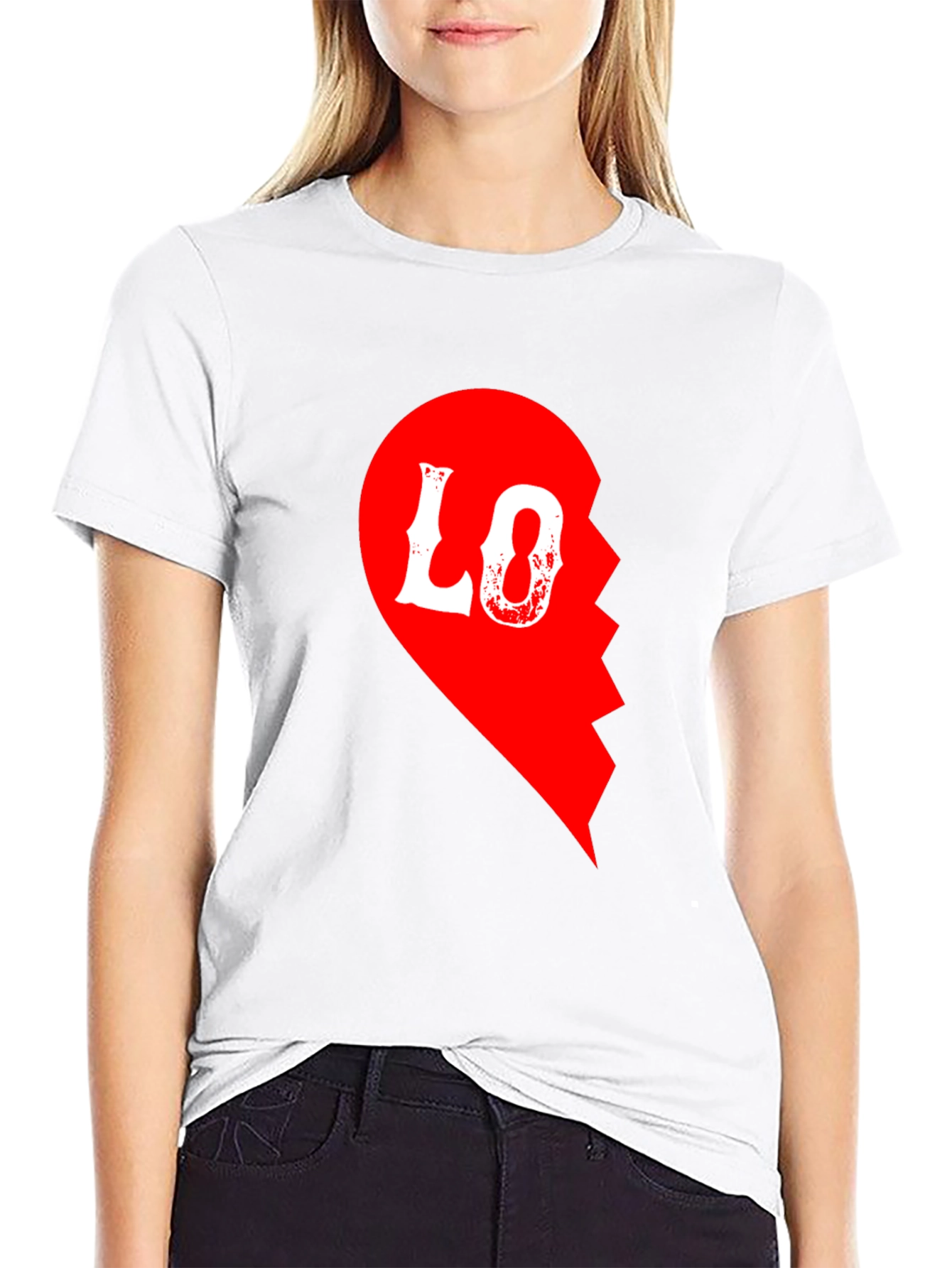Love Broken Heart Matching Couple T-Shirt