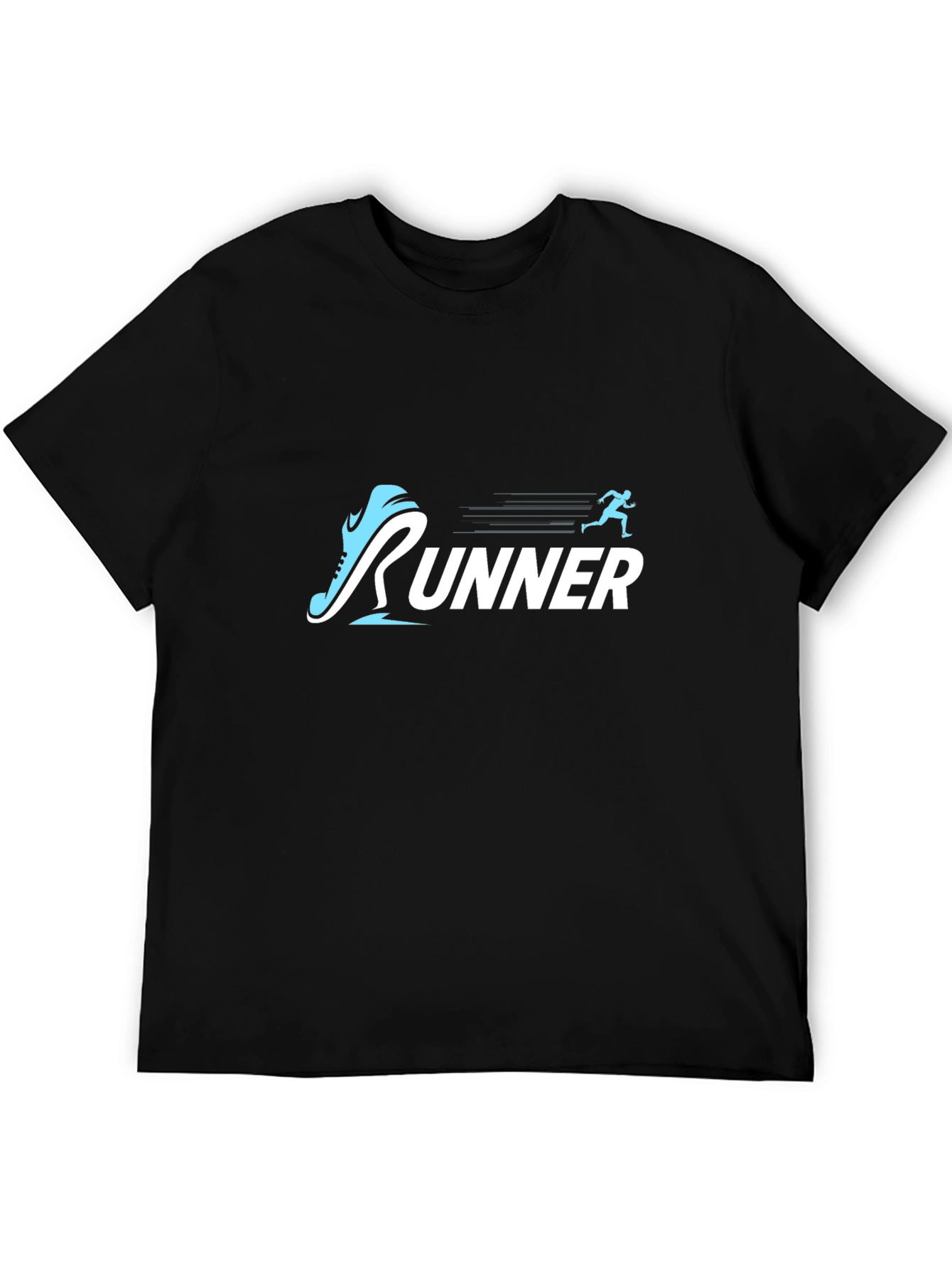 Runner Graphic Tee - Black
