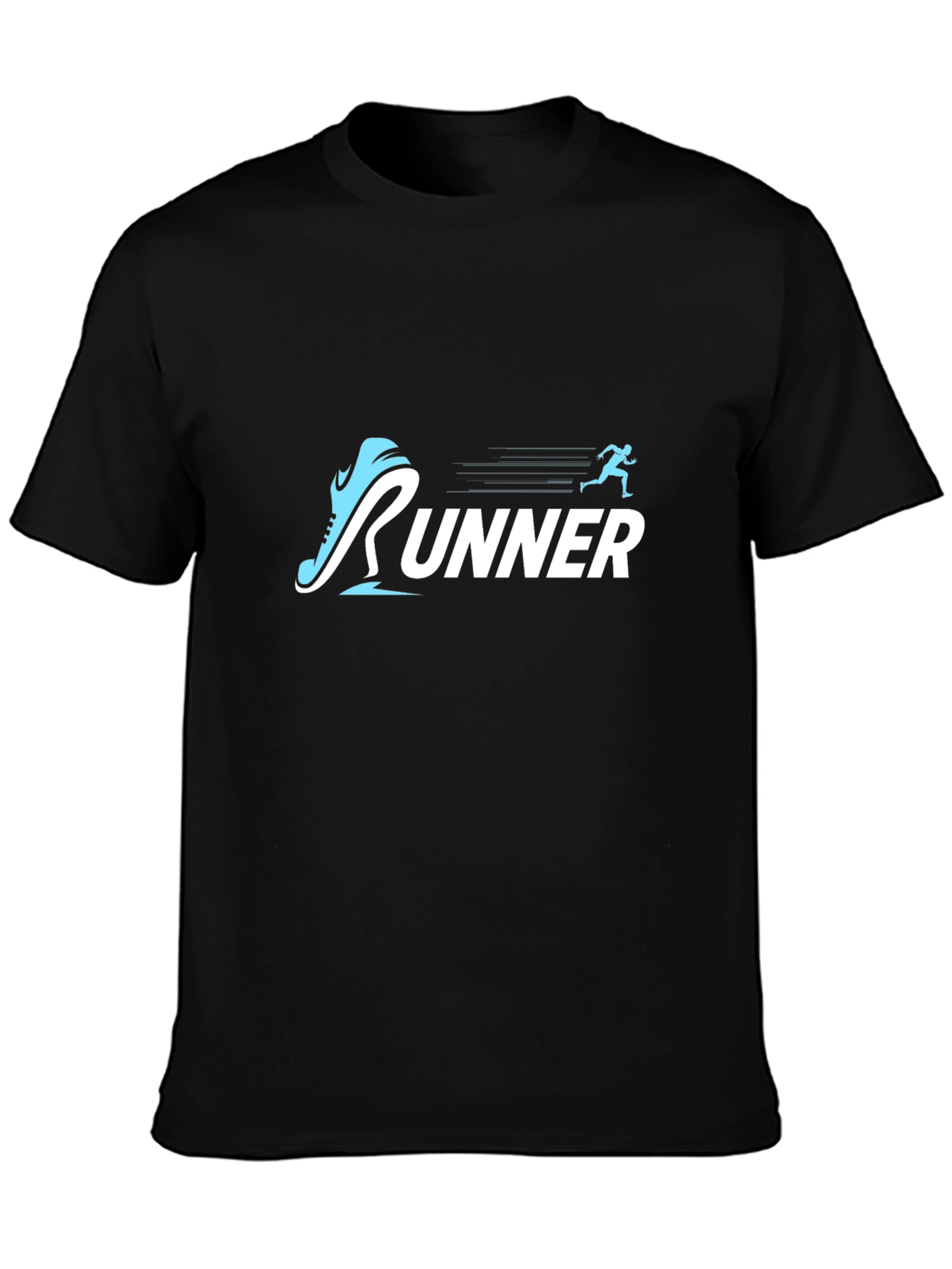 Runner Graphic Tee - Black