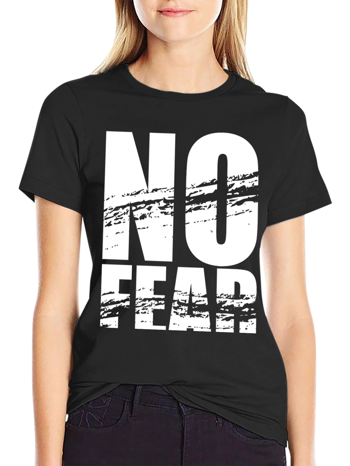 No Fear Graphic Black T-Shirt