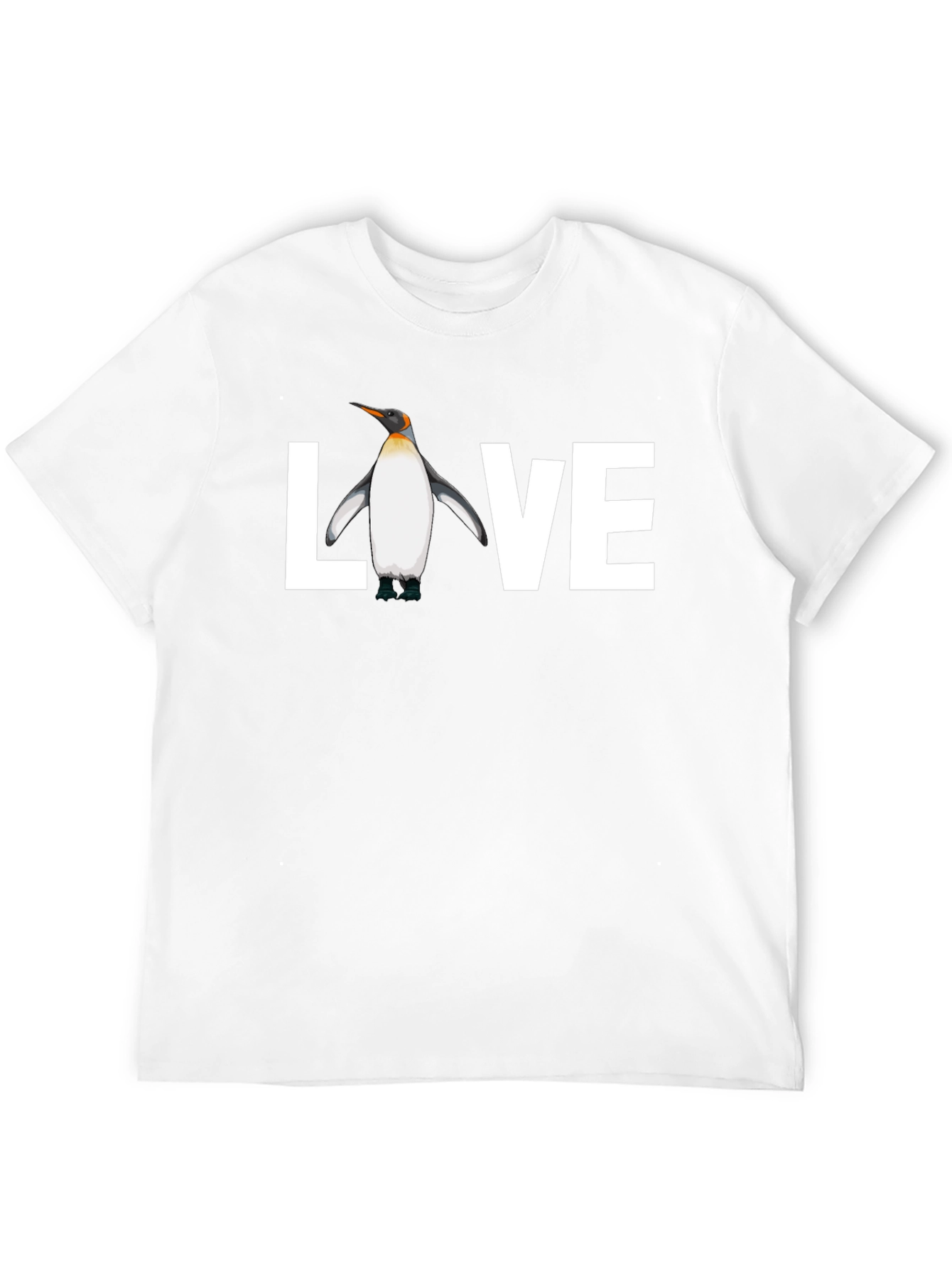 Penguin Love Graphic Tee - Black