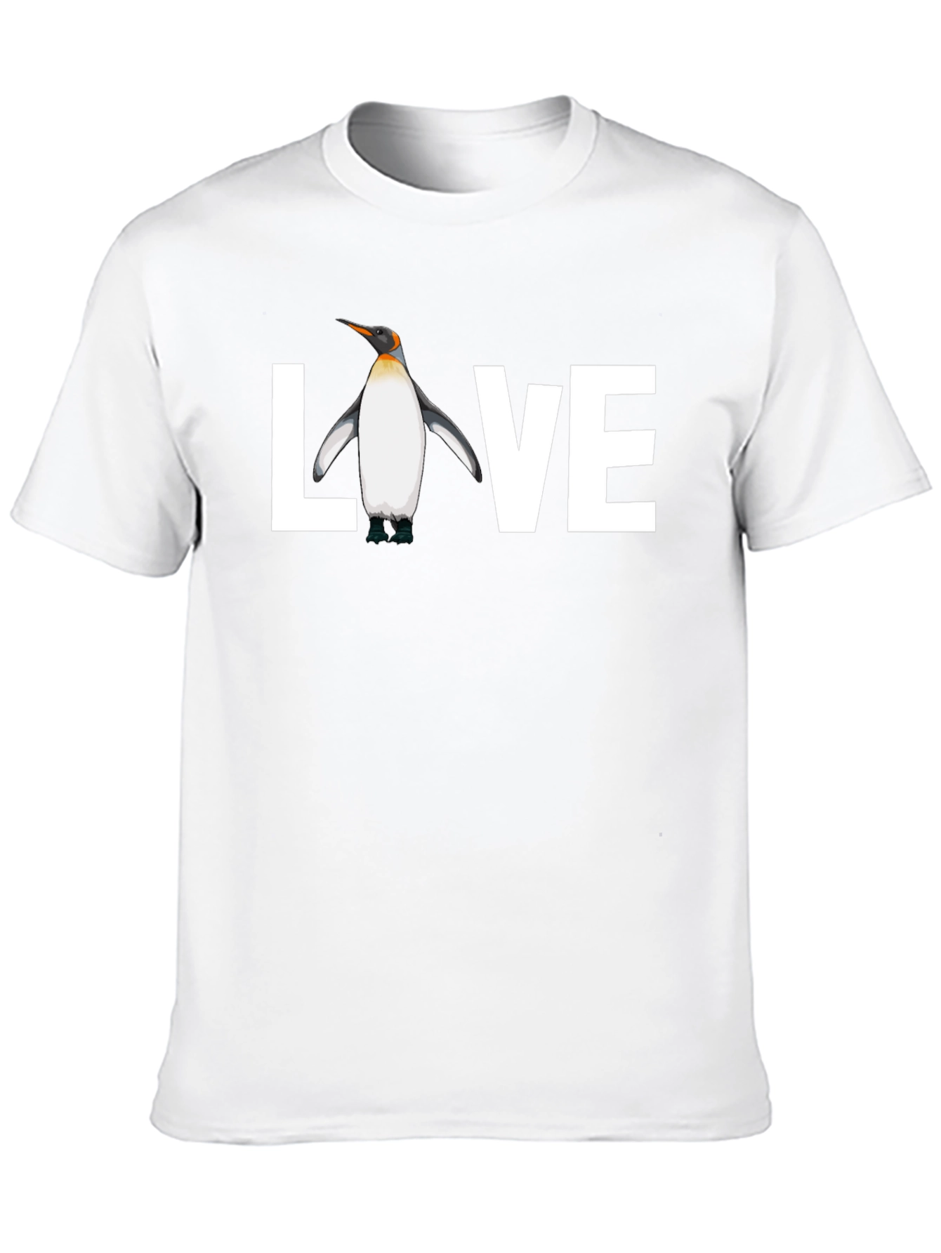 Penguin Love Graphic Tee - Black