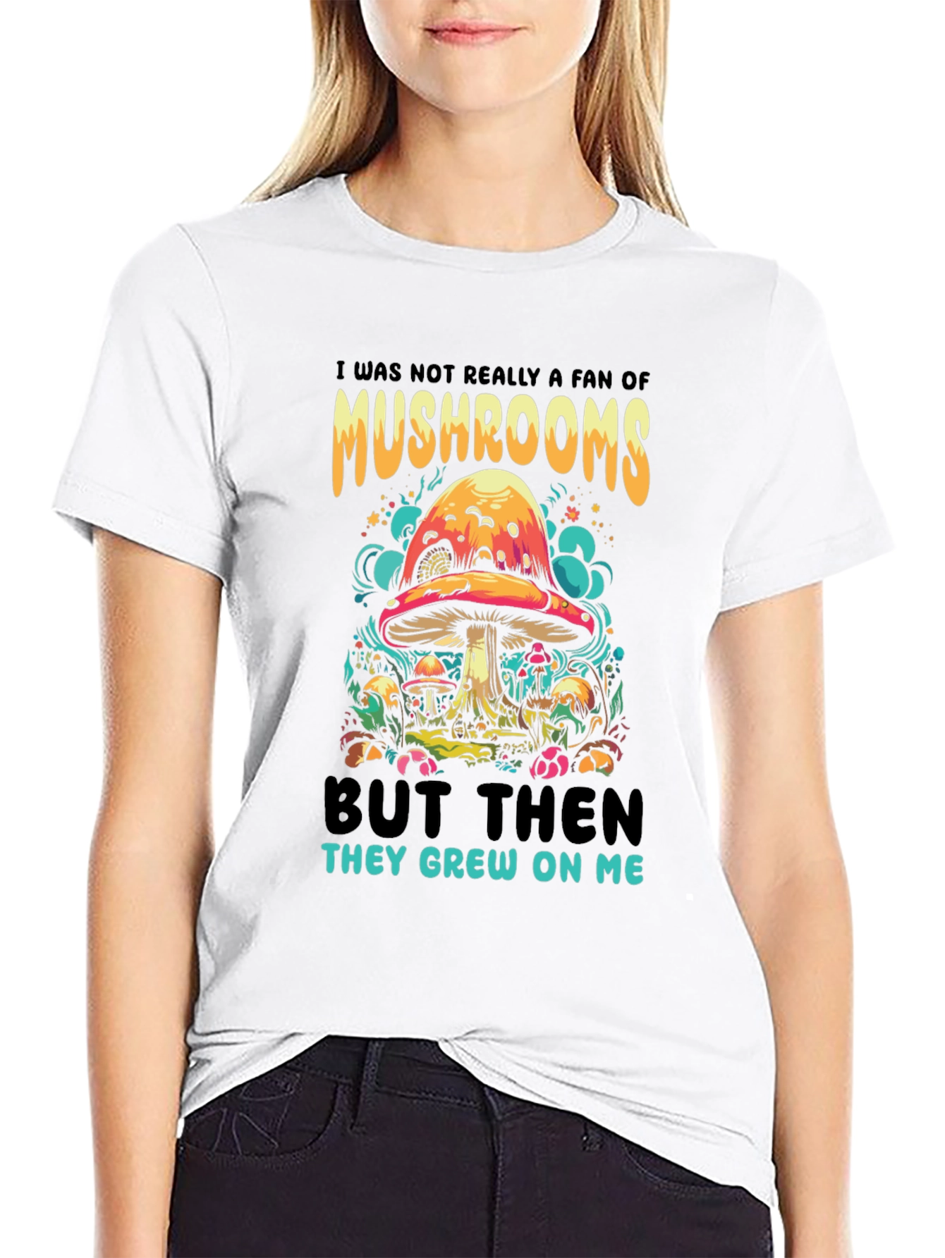 Mushroom Humor Graphic Tee