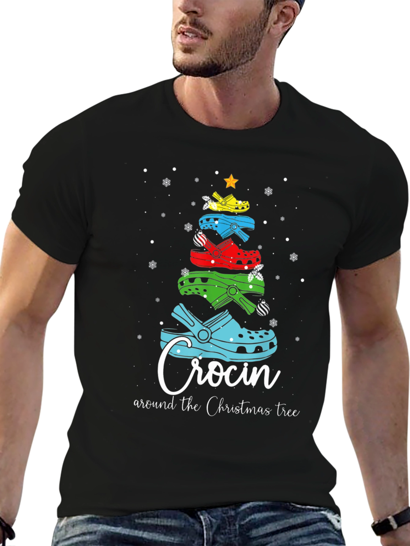 Crocin Around Christmas Tree T-Shirt