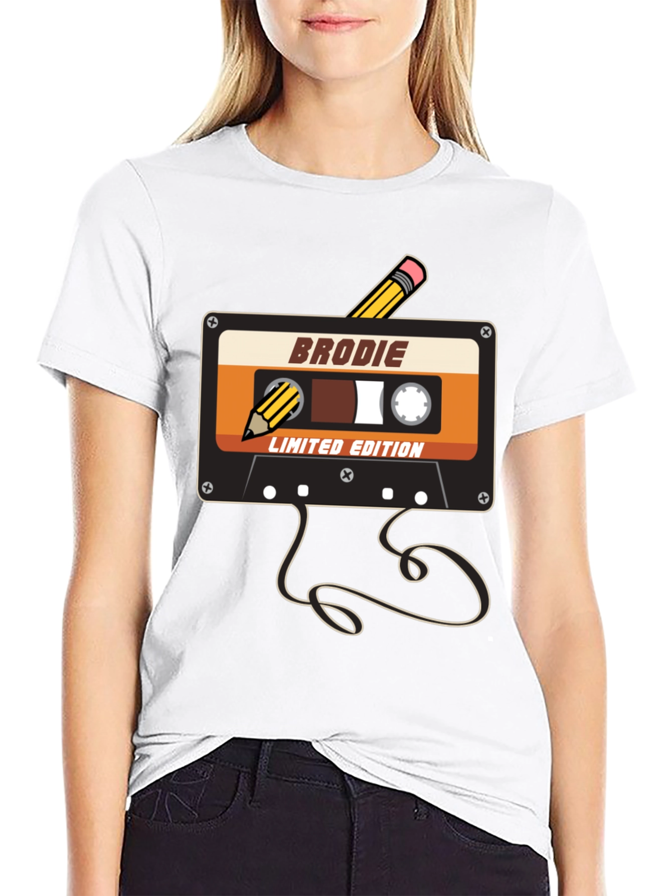 Retro Brodie Cassette Tape Limited Edition T-Shirt