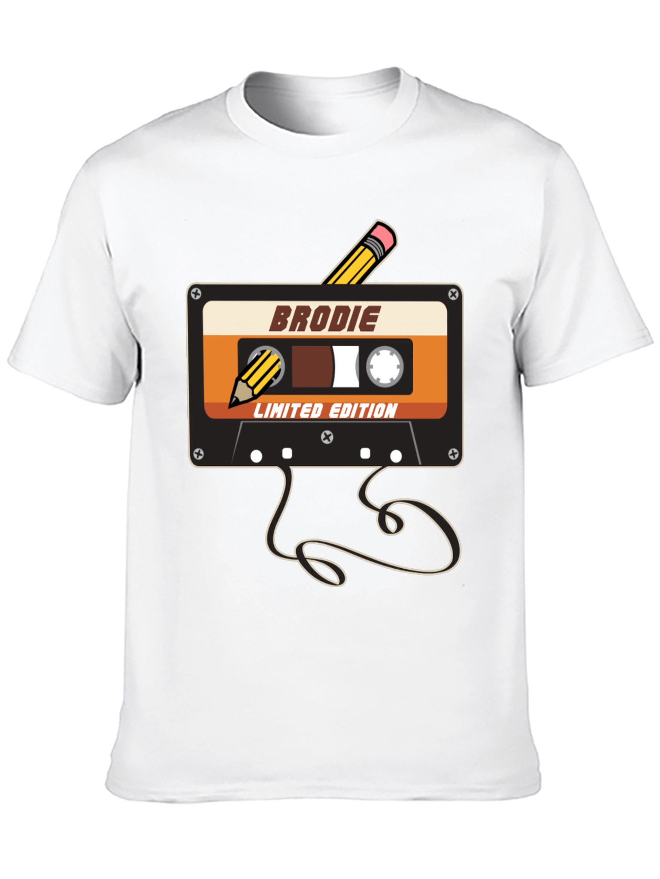Retro Brodie Cassette Tape Limited Edition T-Shirt