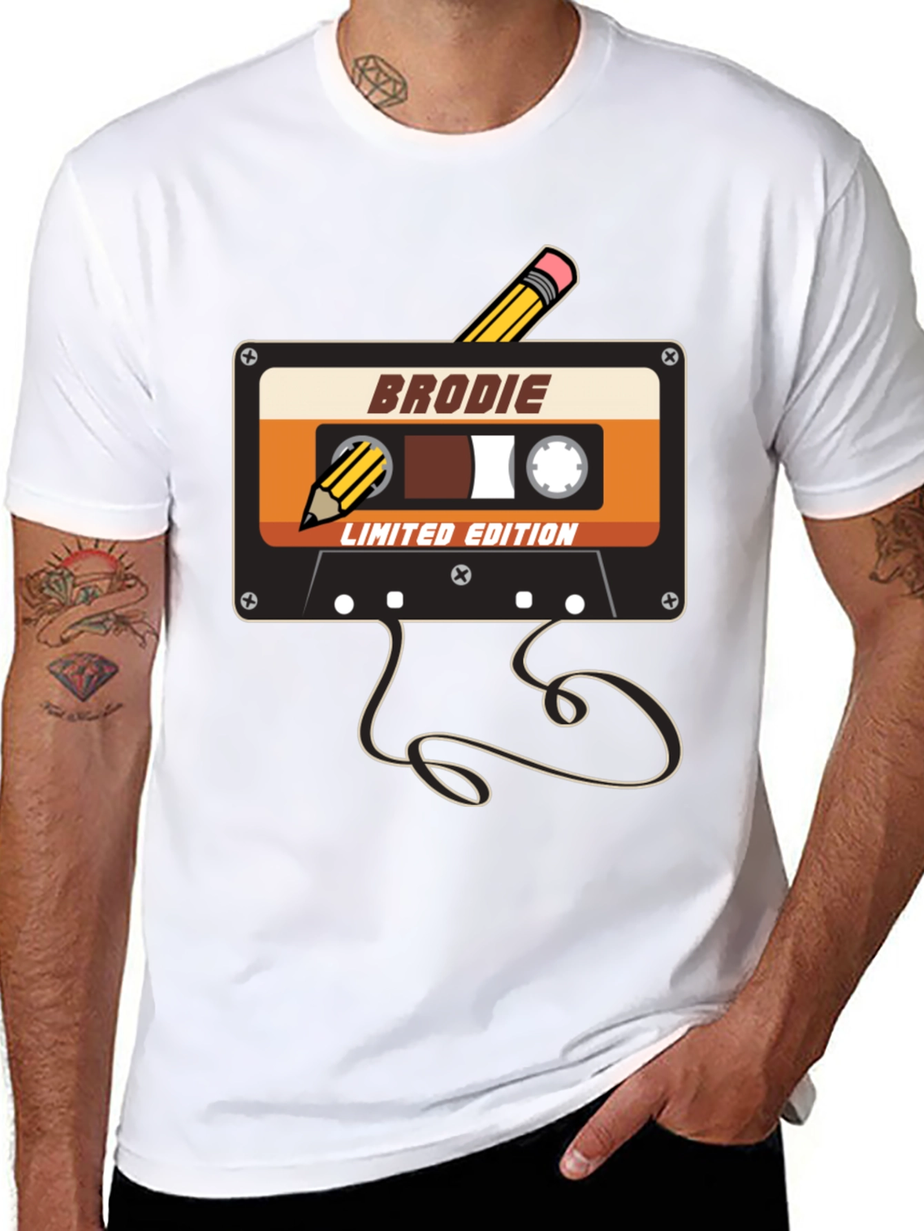 Retro Brodie Cassette Tape Limited Edition T-Shirt