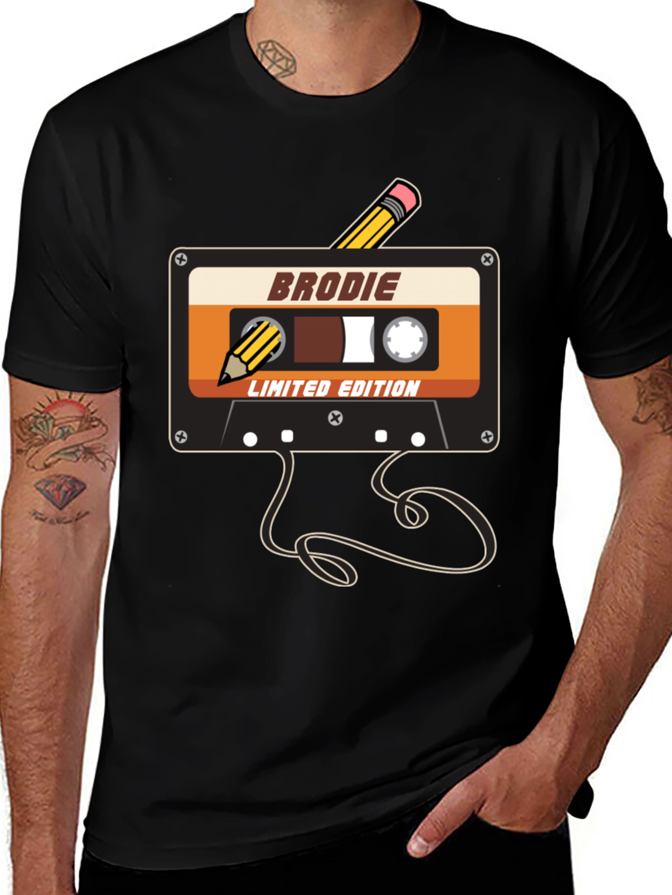 Retro Brodie Cassette Tape Limited Edition T-Shirt