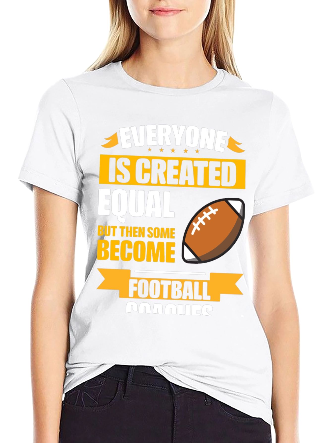 Football Coach T-Shirt - Everyone is Created Equal