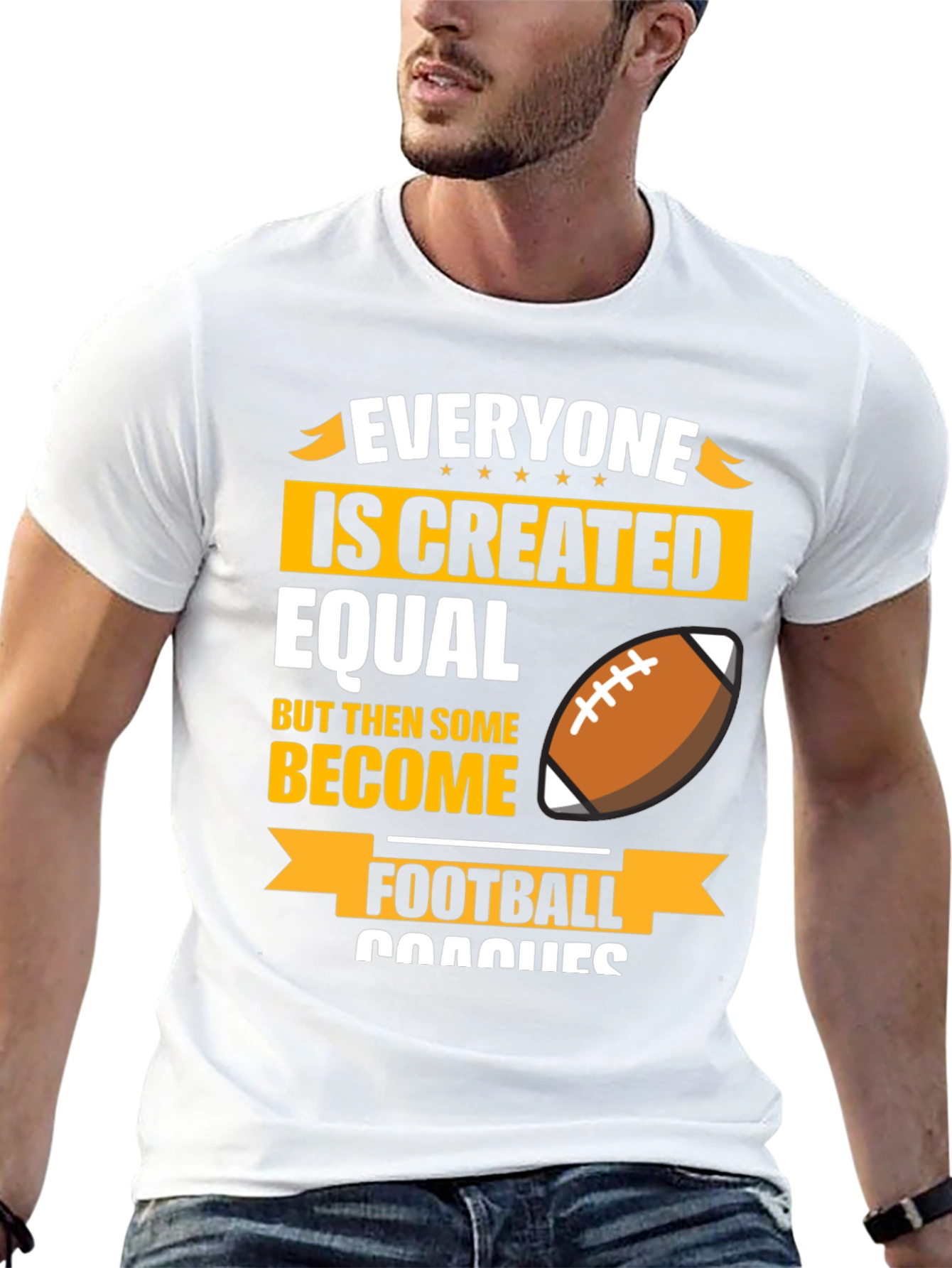 Football Coach T-Shirt - Everyone is Created Equal