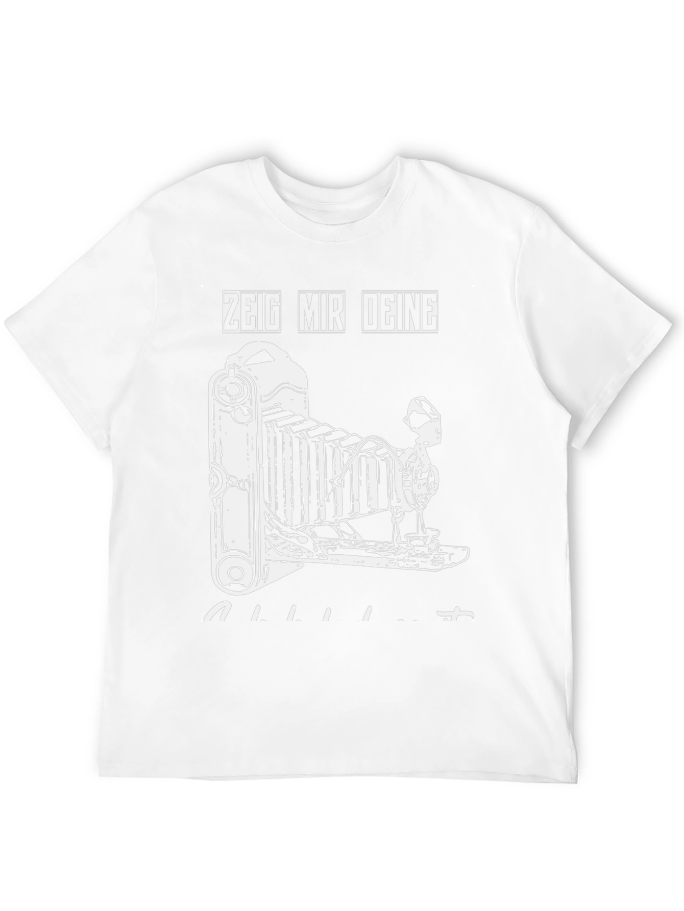 Zeig Mir Deine Alliete T-Shirt - Camera Graphic