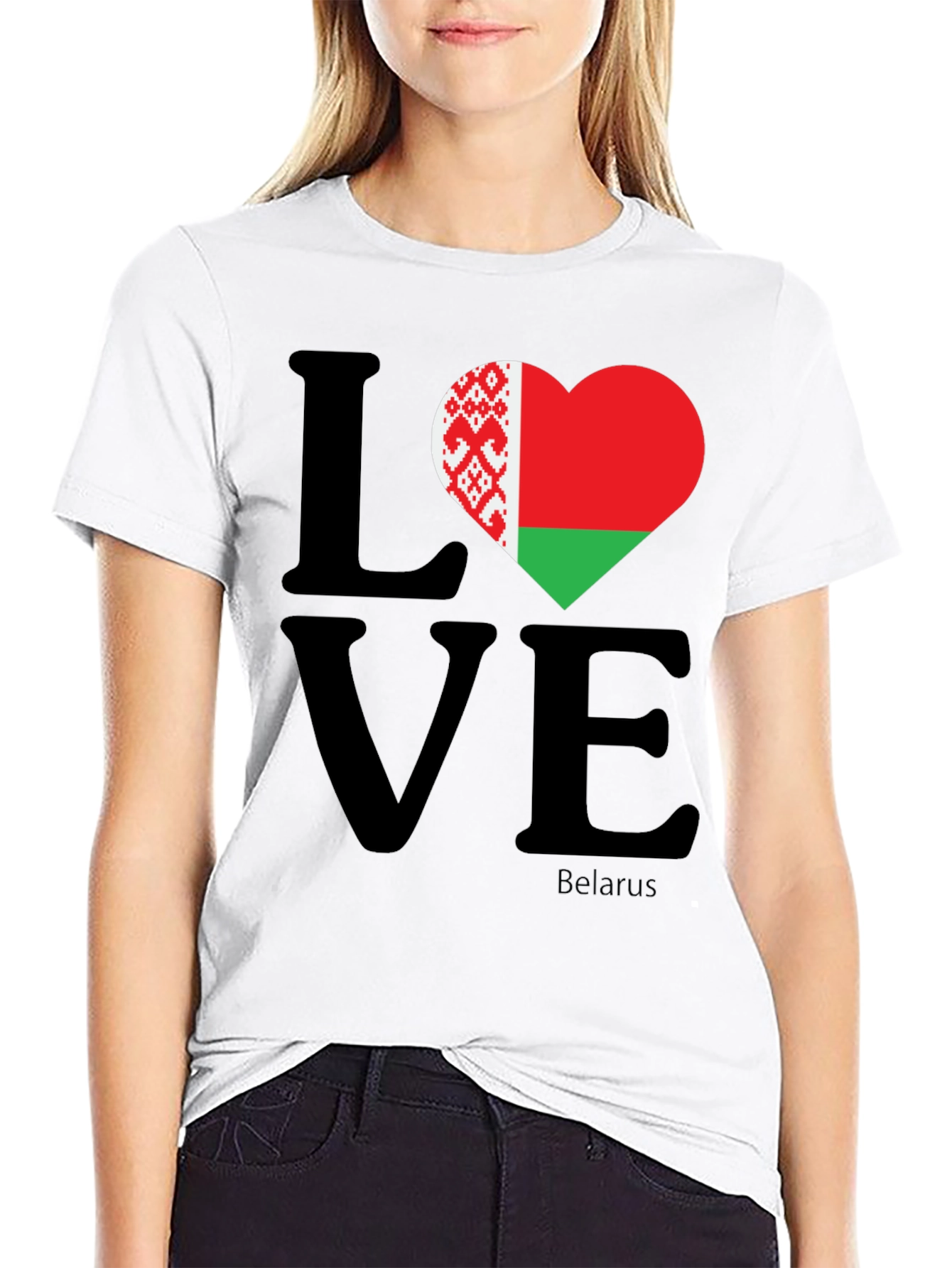 Love Belarus T-Shirt | Belarusian Pride Tee