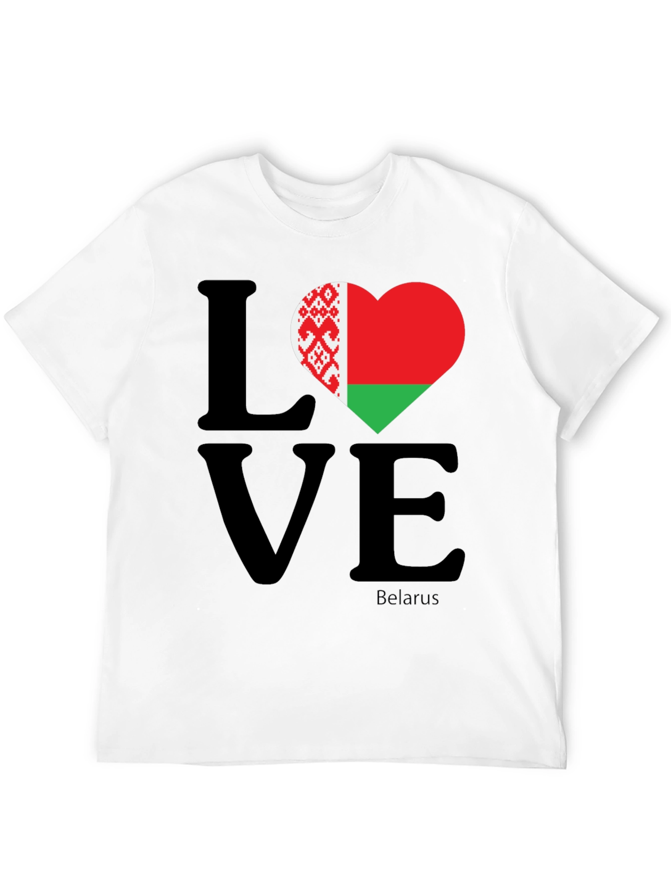 Love Belarus T-Shirt | Belarusian Pride Tee