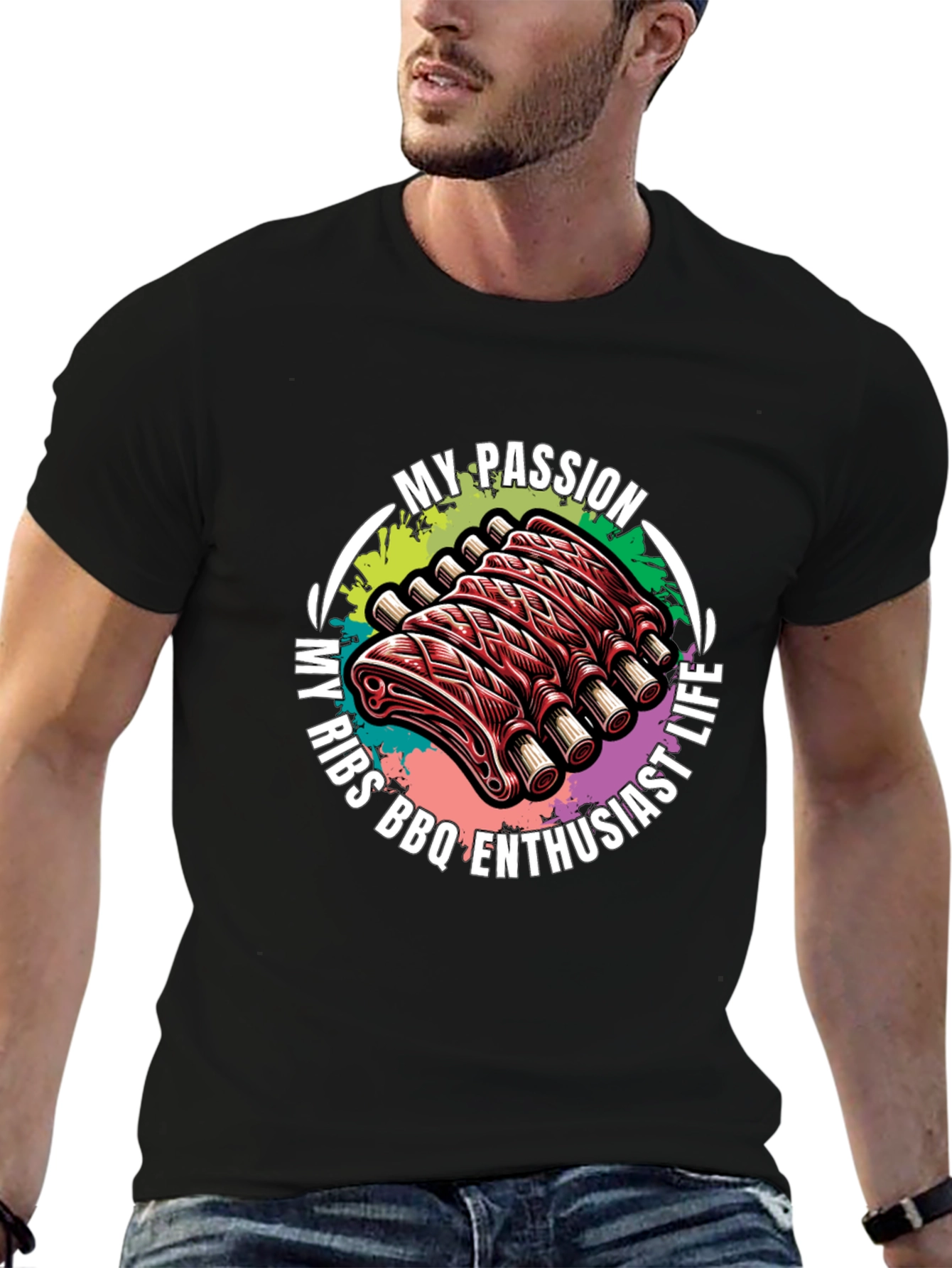 My Passion Ribs BBQ Enthusiast T-Shirt
