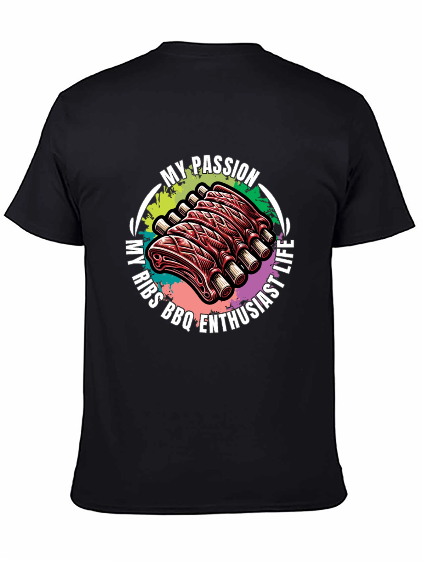 My Passion Ribs BBQ Enthusiast T-Shirt