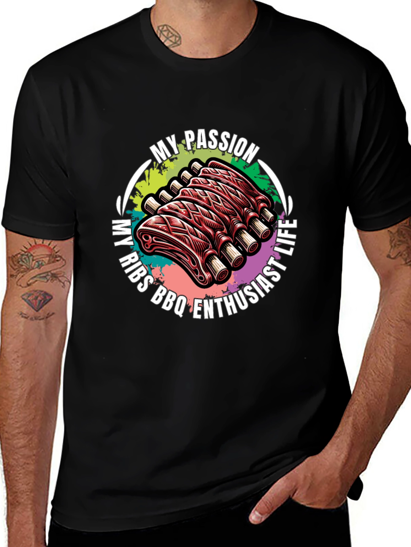 My Passion Ribs BBQ Enthusiast T-Shirt