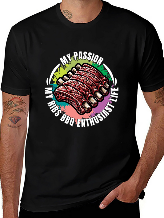 My Passion Ribs BBQ Enthusiast T-Shirt