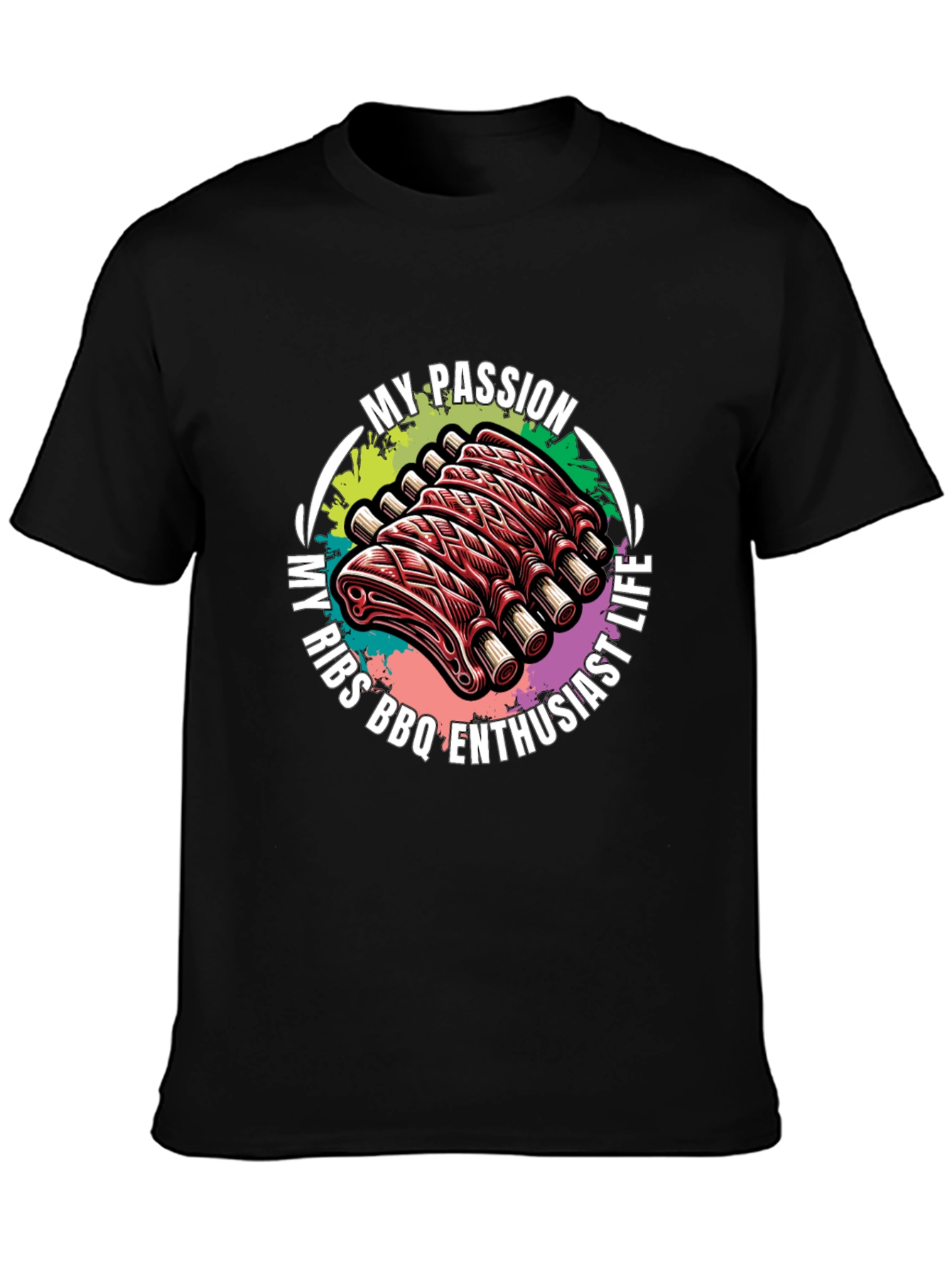My Passion Ribs BBQ Enthusiast T-Shirt