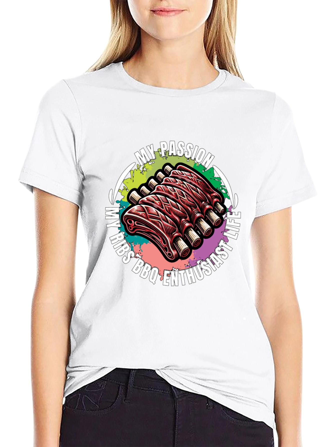 My Passion Ribs BBQ Enthusiast T-Shirt