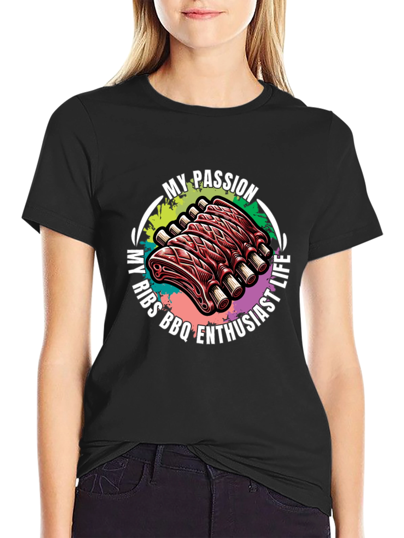 My Passion Ribs BBQ Enthusiast T-Shirt
