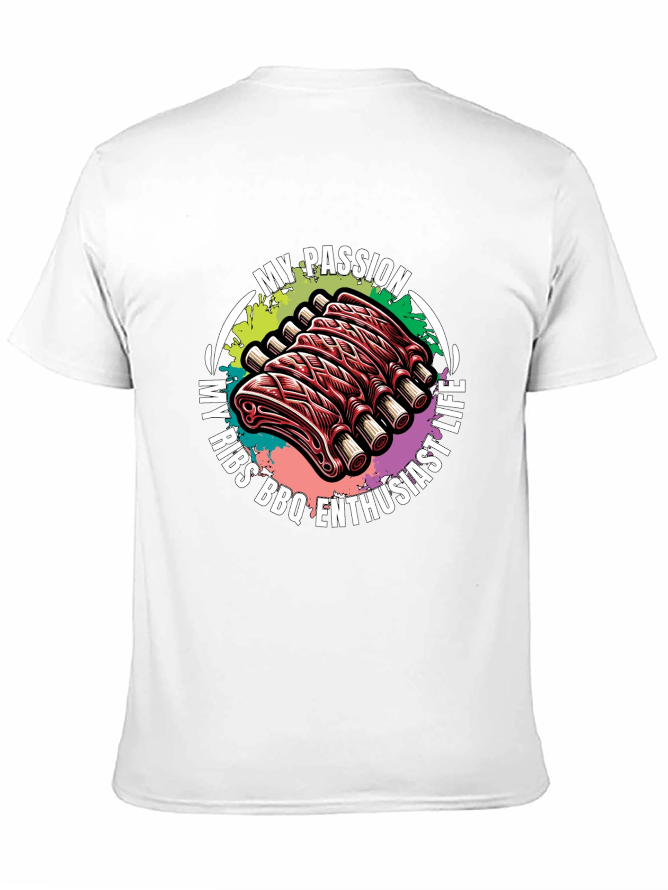 My Passion Ribs BBQ Enthusiast T-Shirt